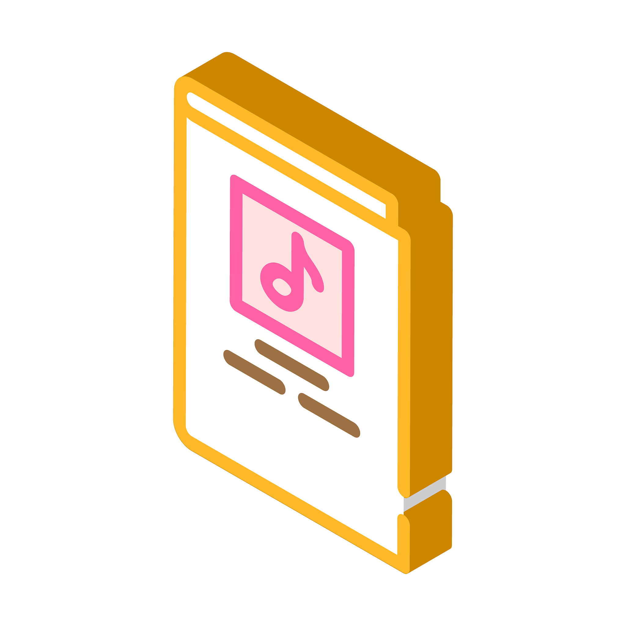 notes book glyph icon vector illustration