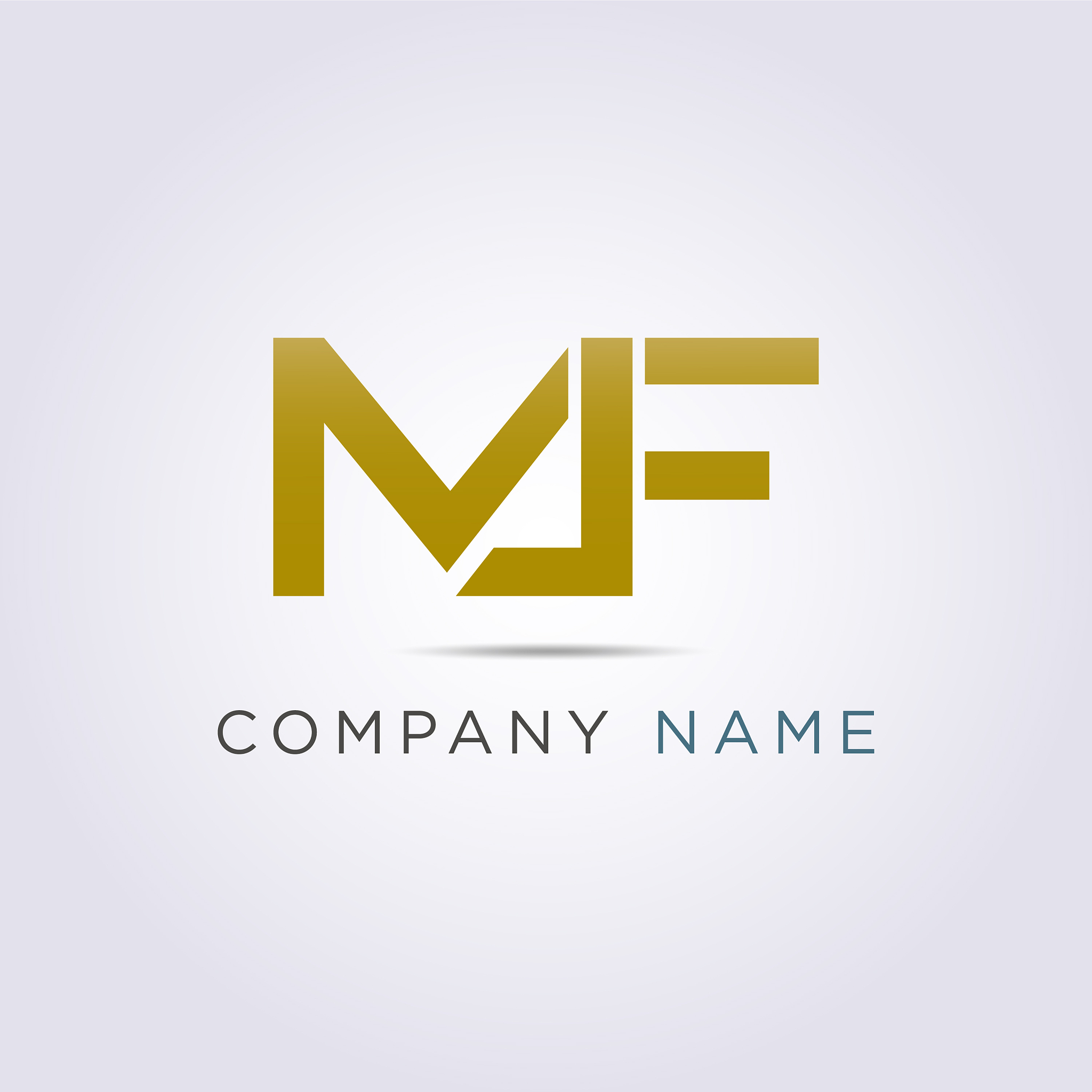 m j v letter logo template for your business and