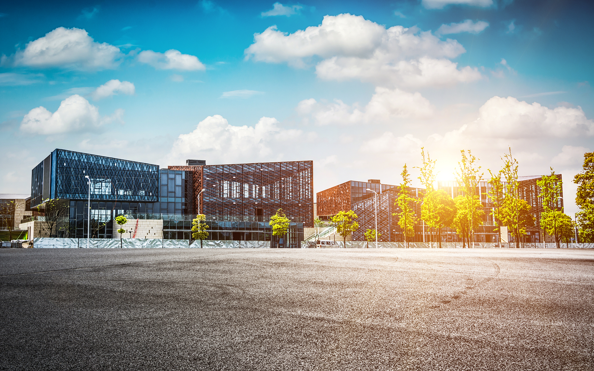modern business building
