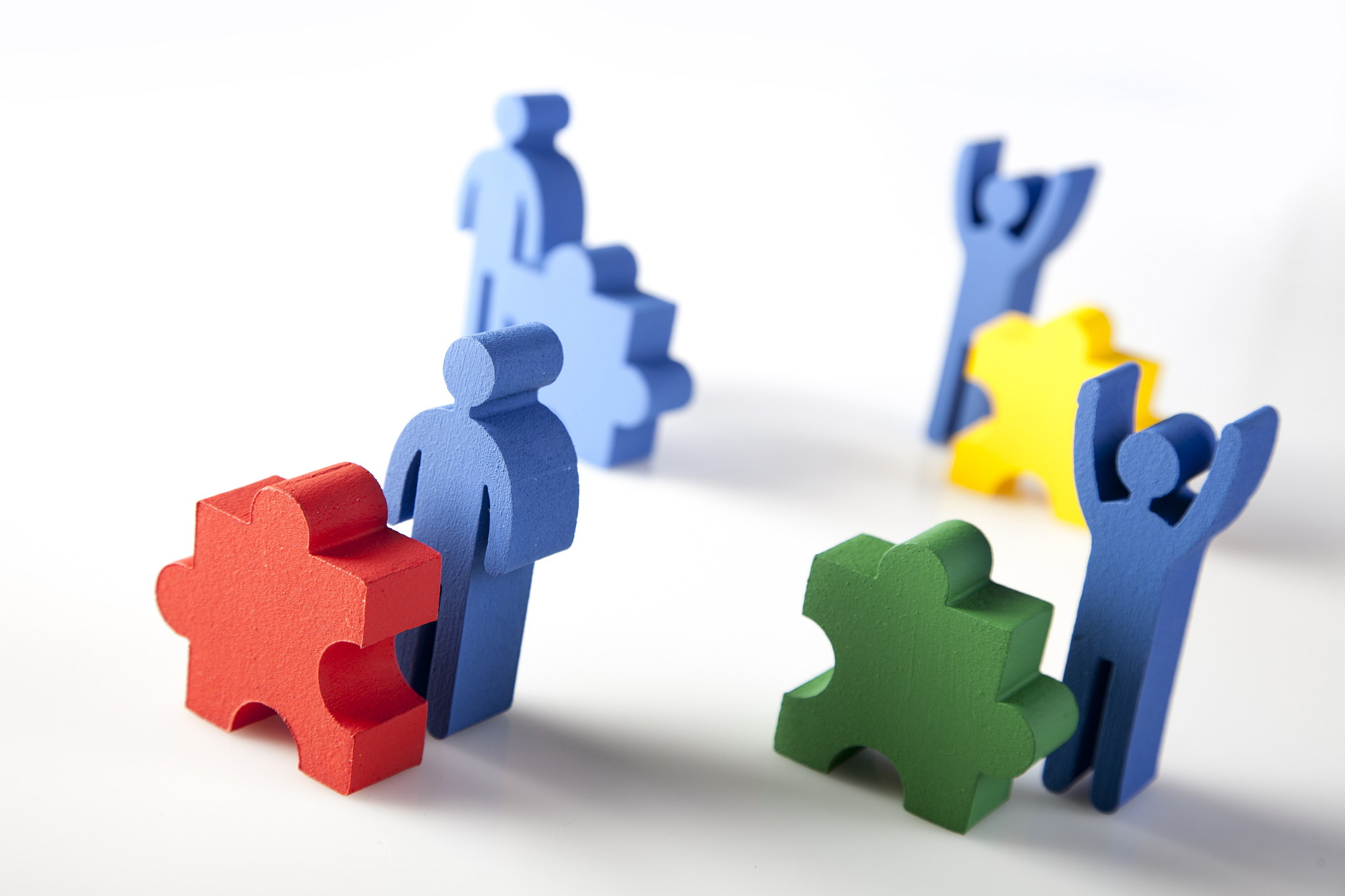 concept of teamwork, people and icons