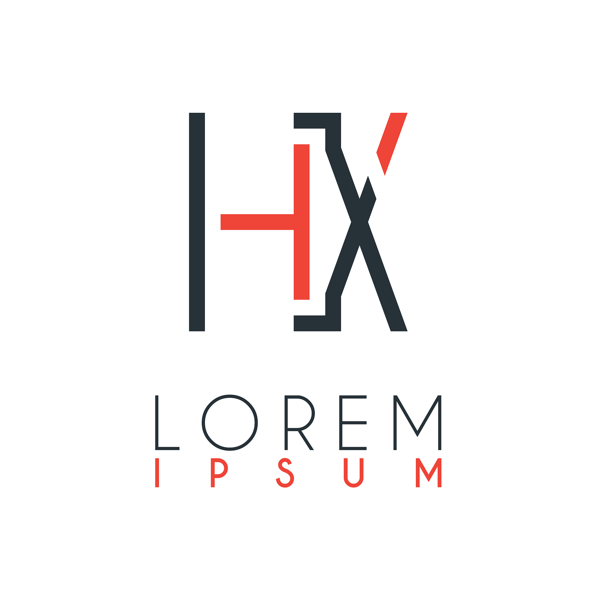 the logo between letter h and letter x or hx