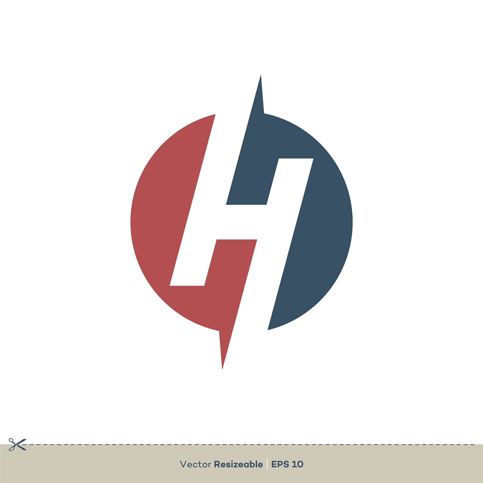 h letter logo template illustration design. vector eps 10.