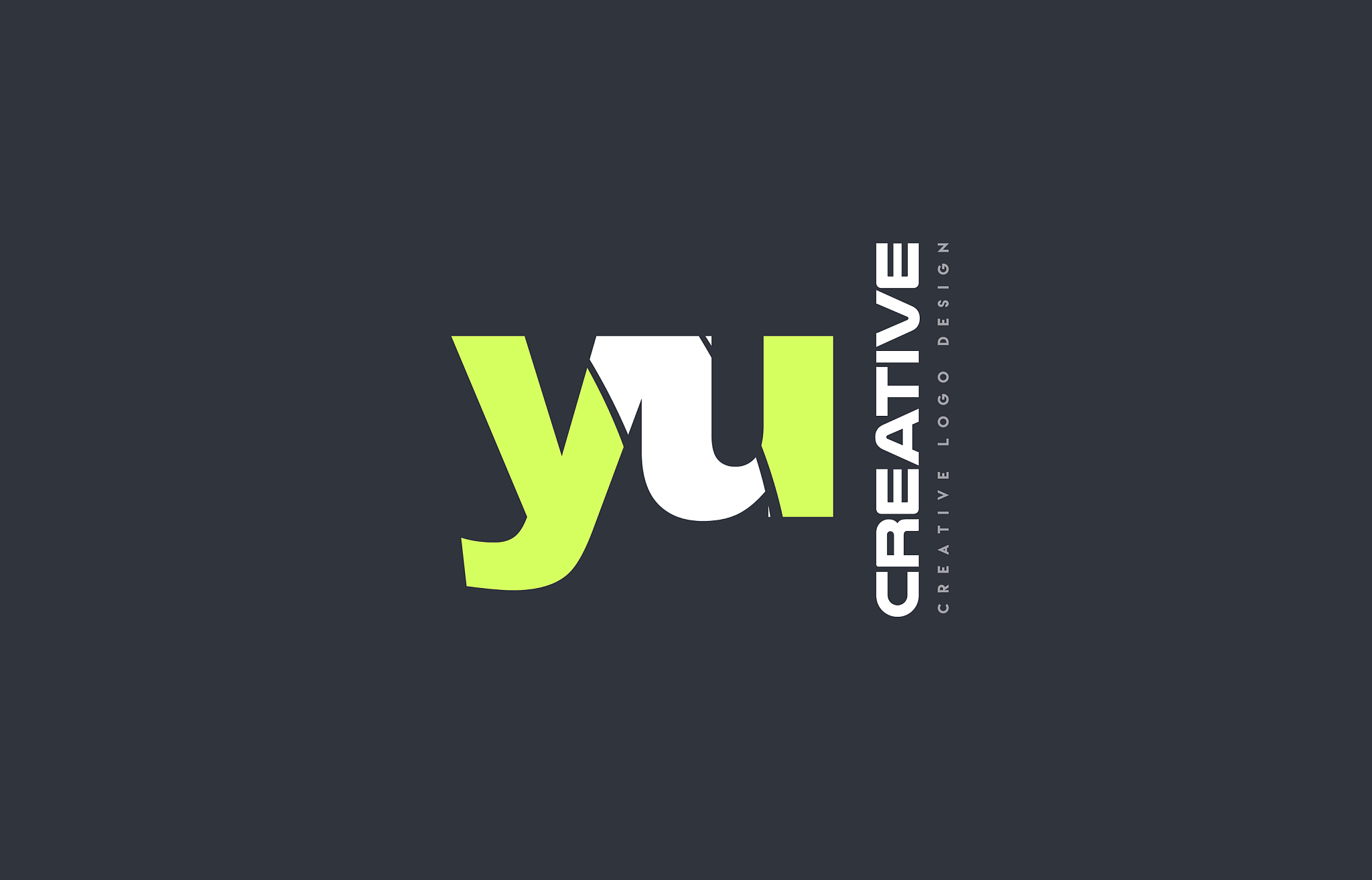 green letter yu y u combination logo icon company