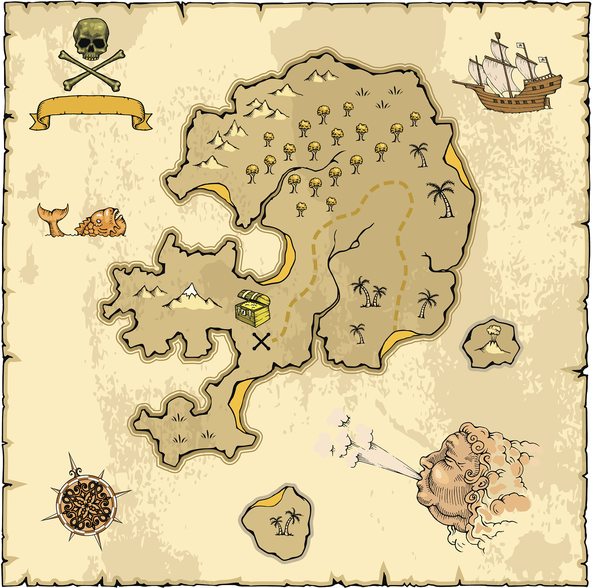 treasure map