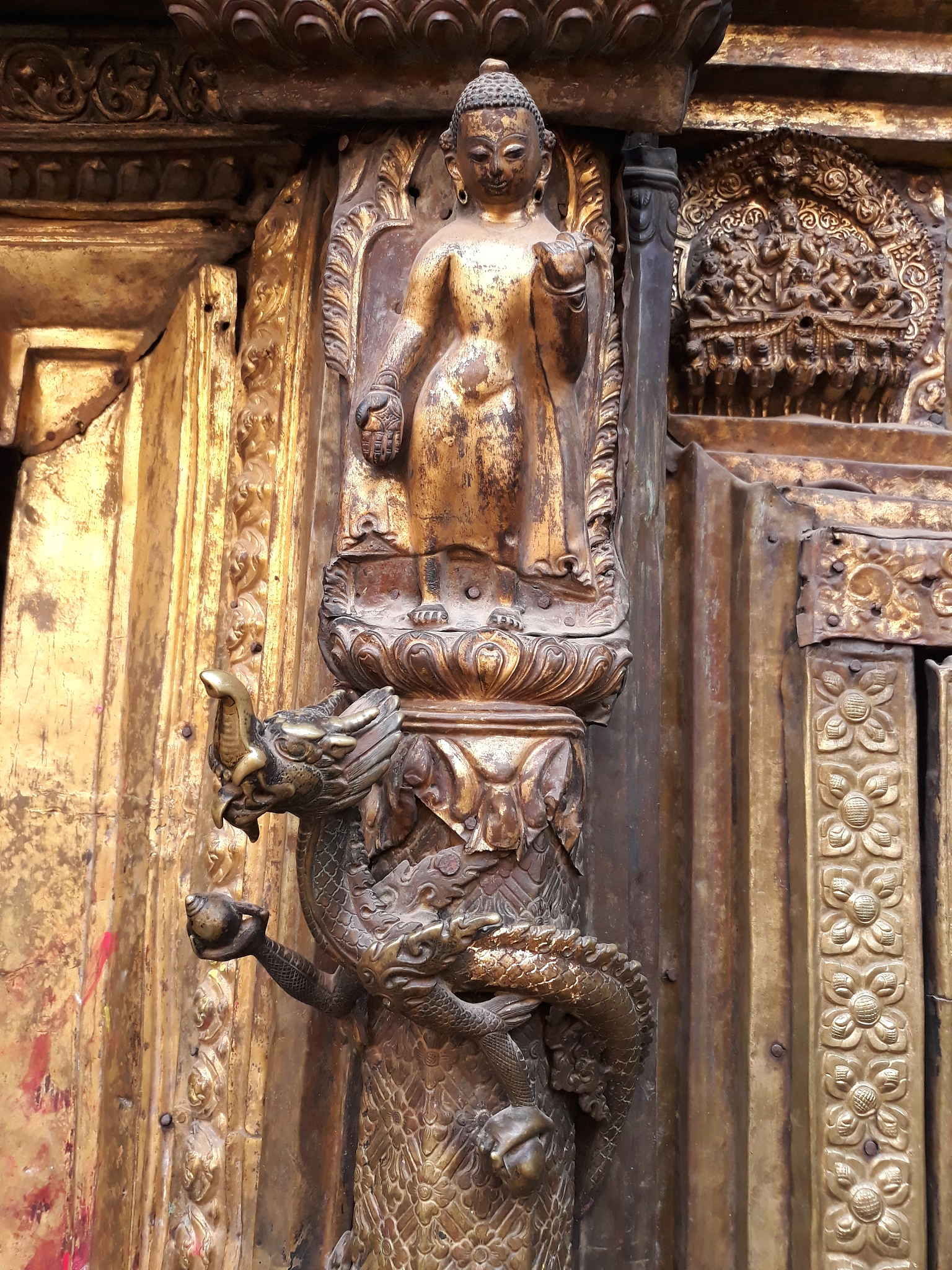 golden temple at patan durbar square