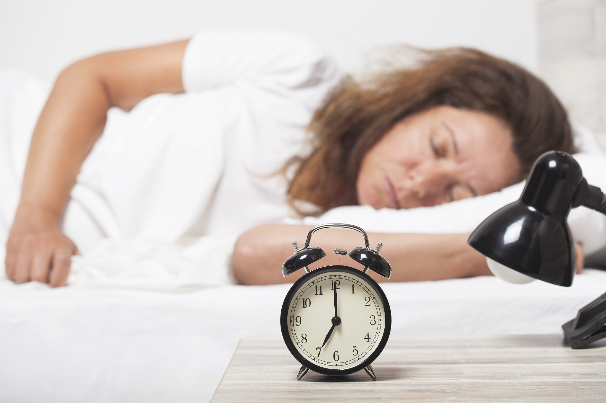 sleeping woman