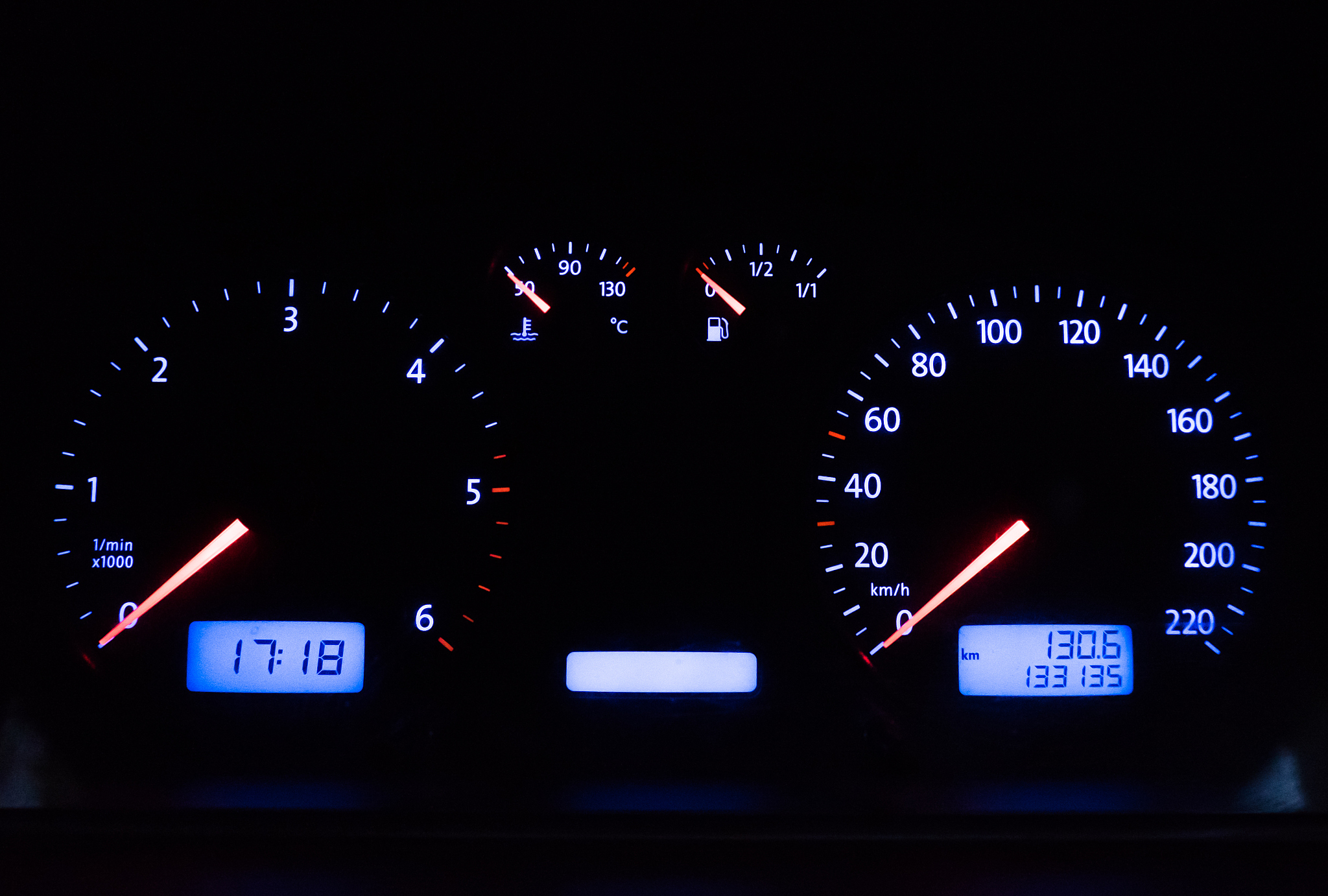 car instrument panel