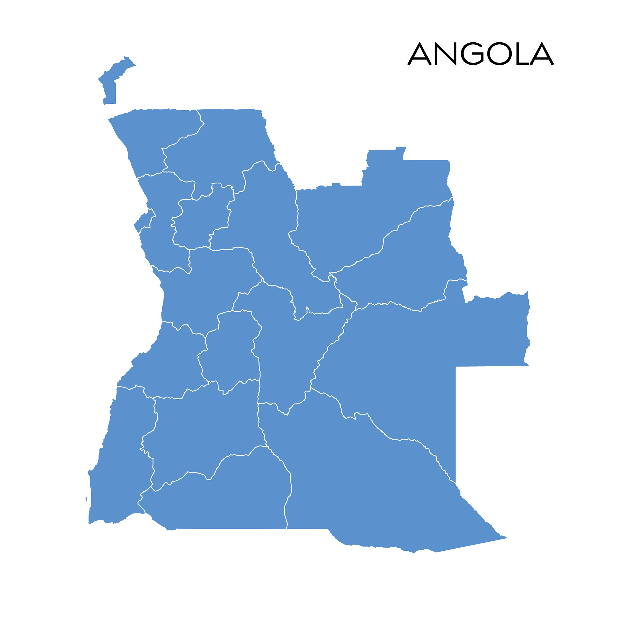 angola map