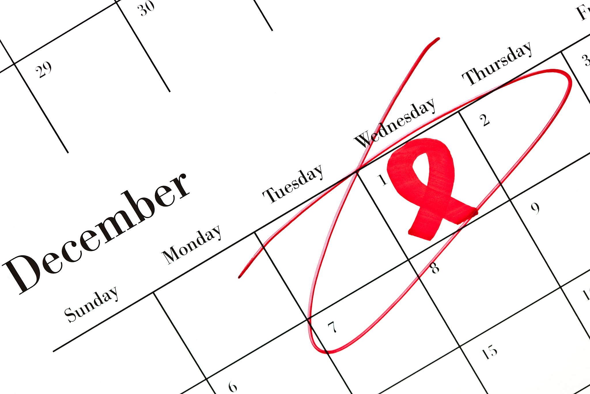 calendar series world aids day