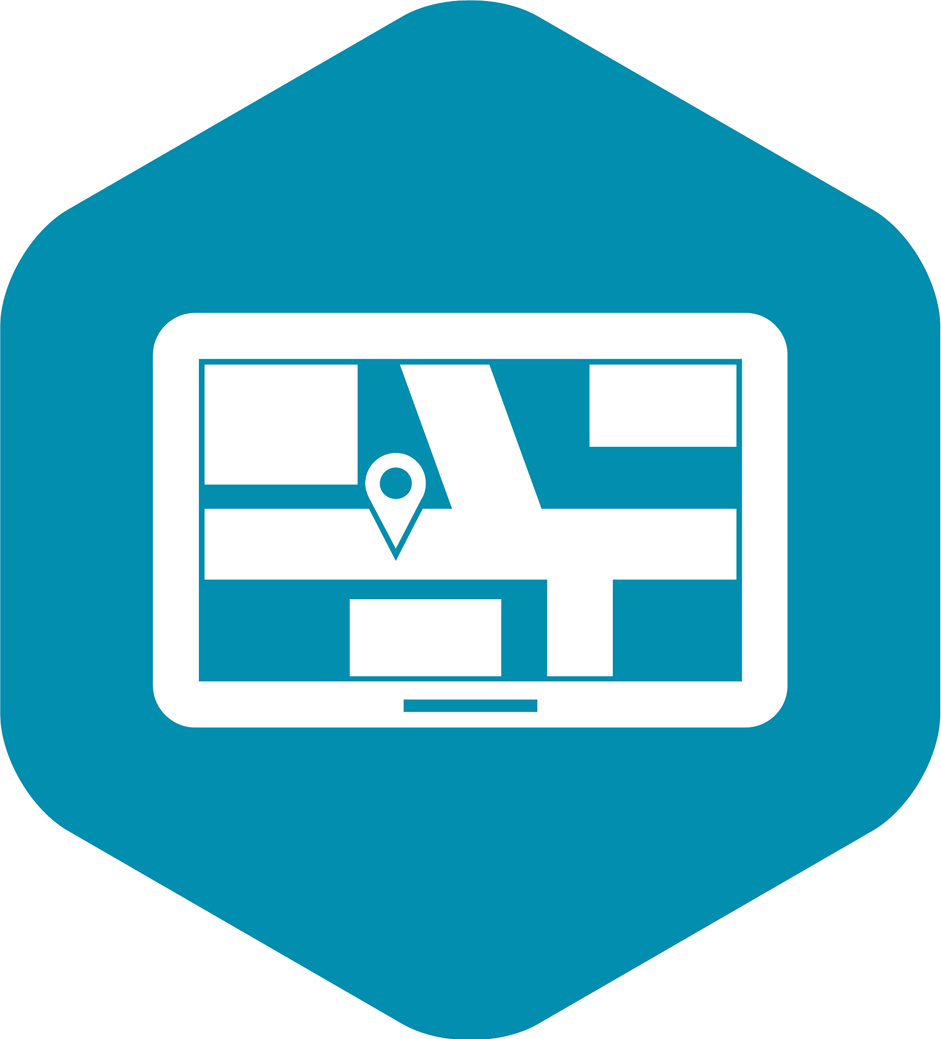navigation icon simple style