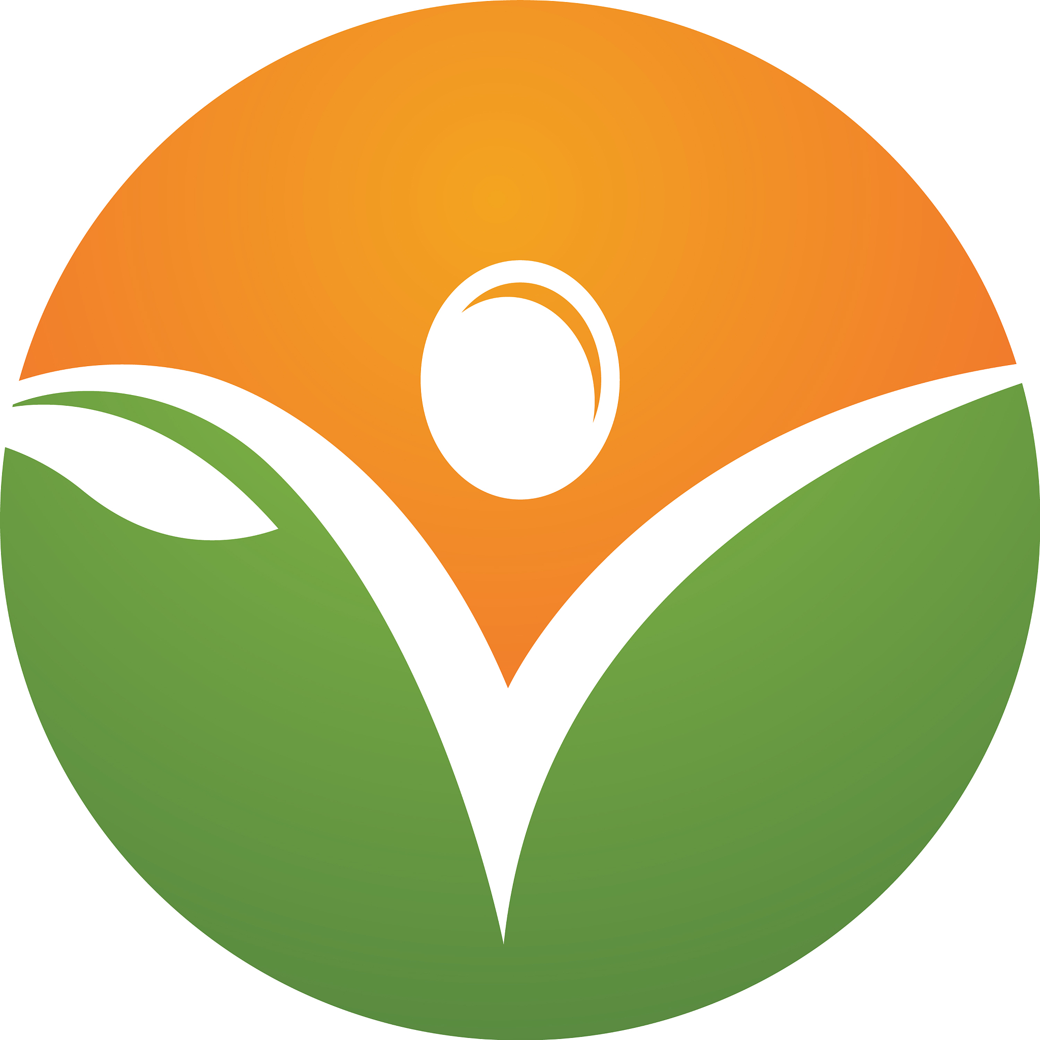 human character logo sign