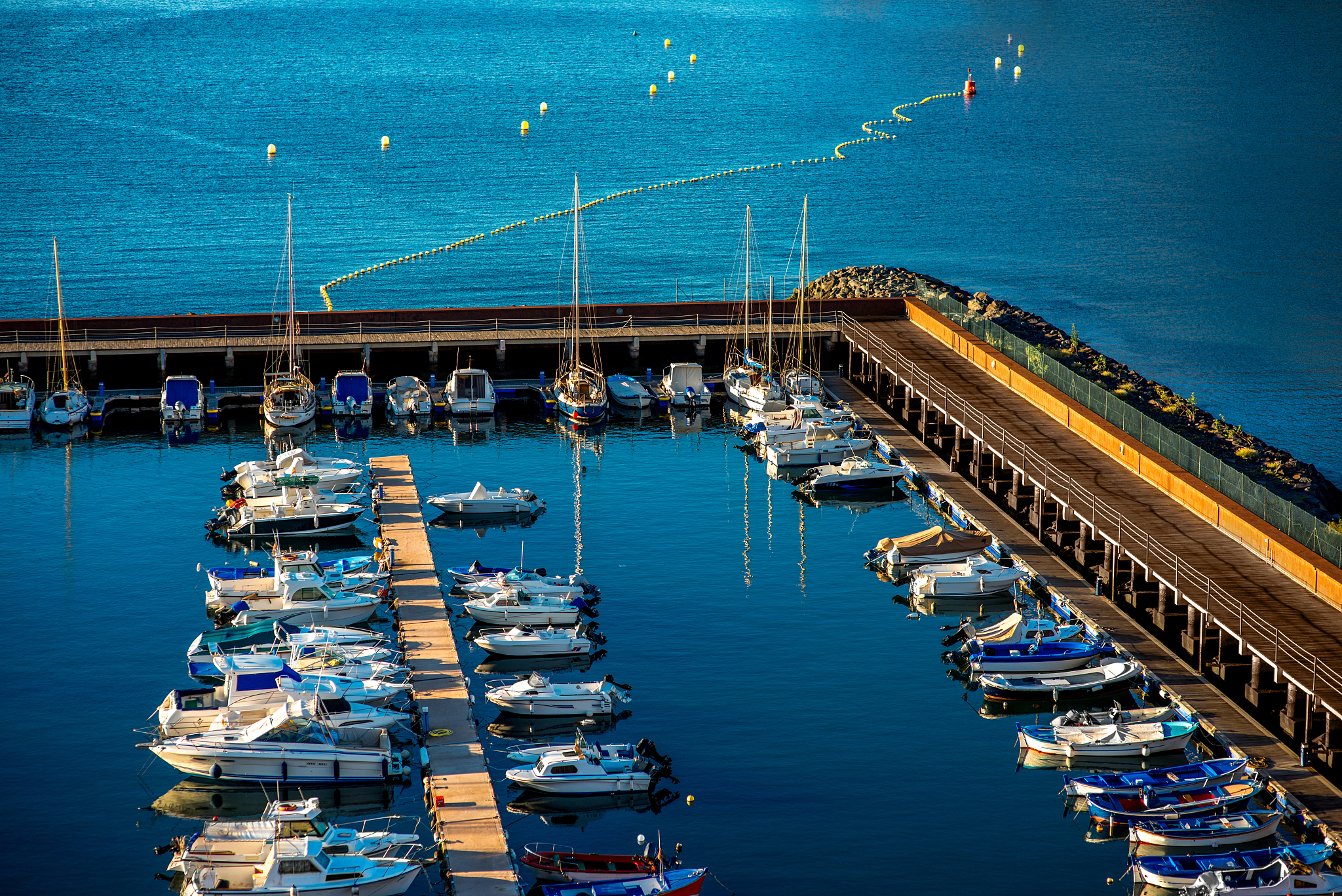 san sebastian port on la gomera island