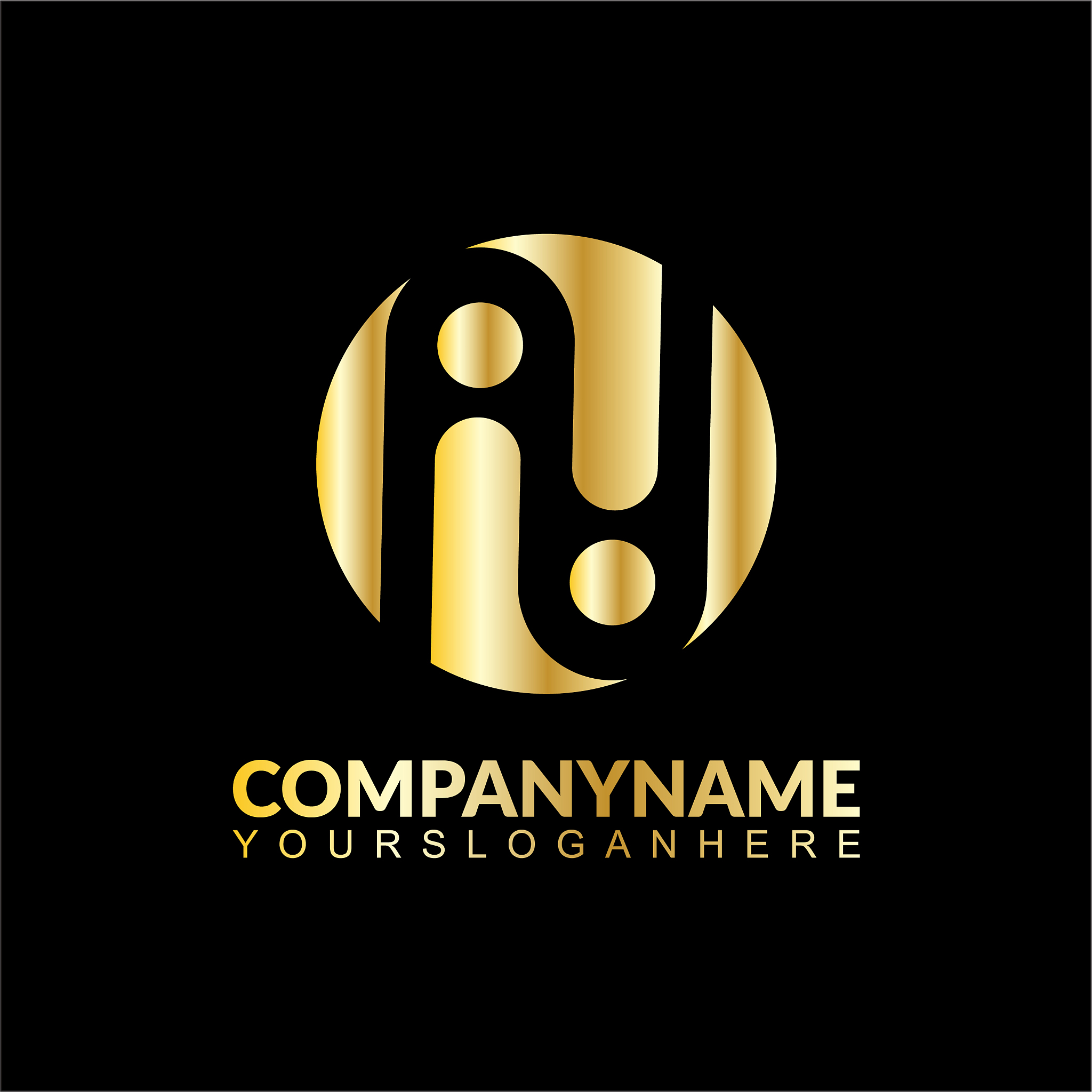 letter i business logo