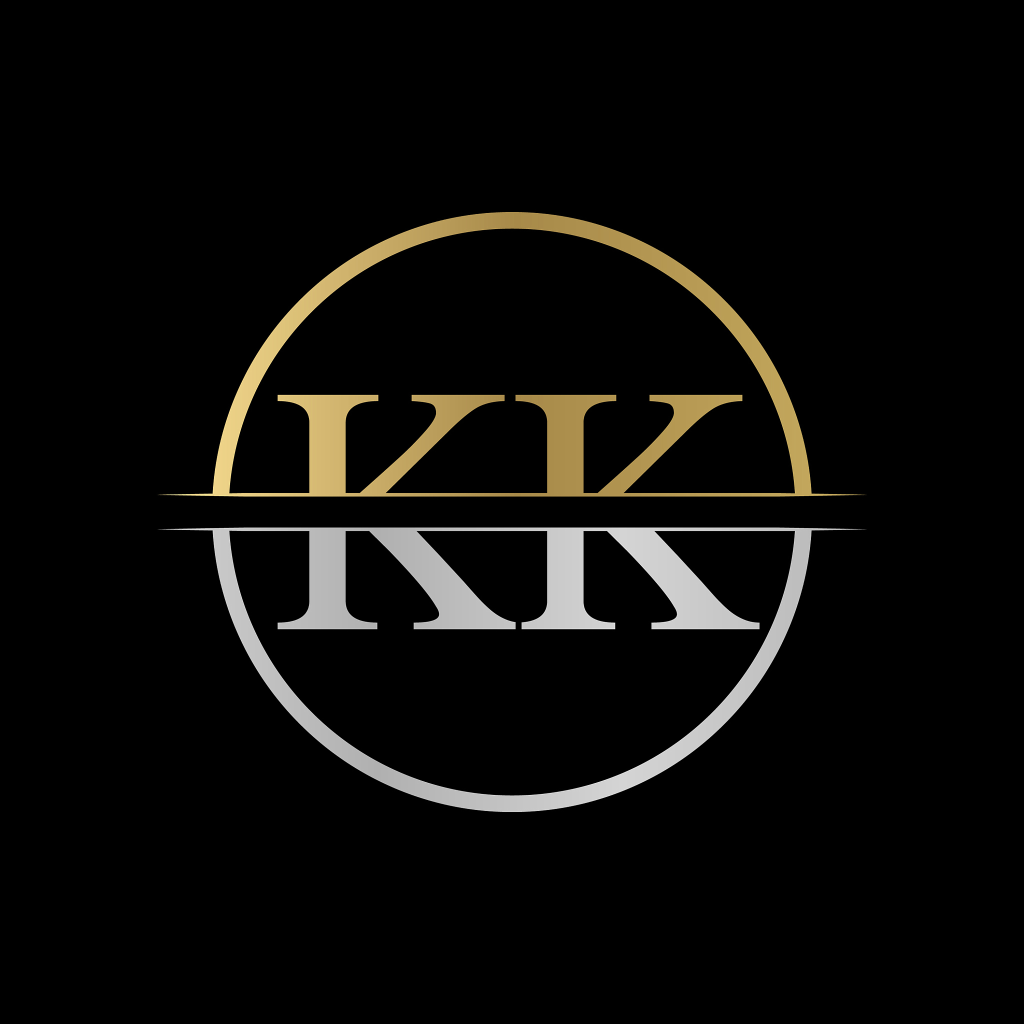 initial kk letter logo design abstract letter kk