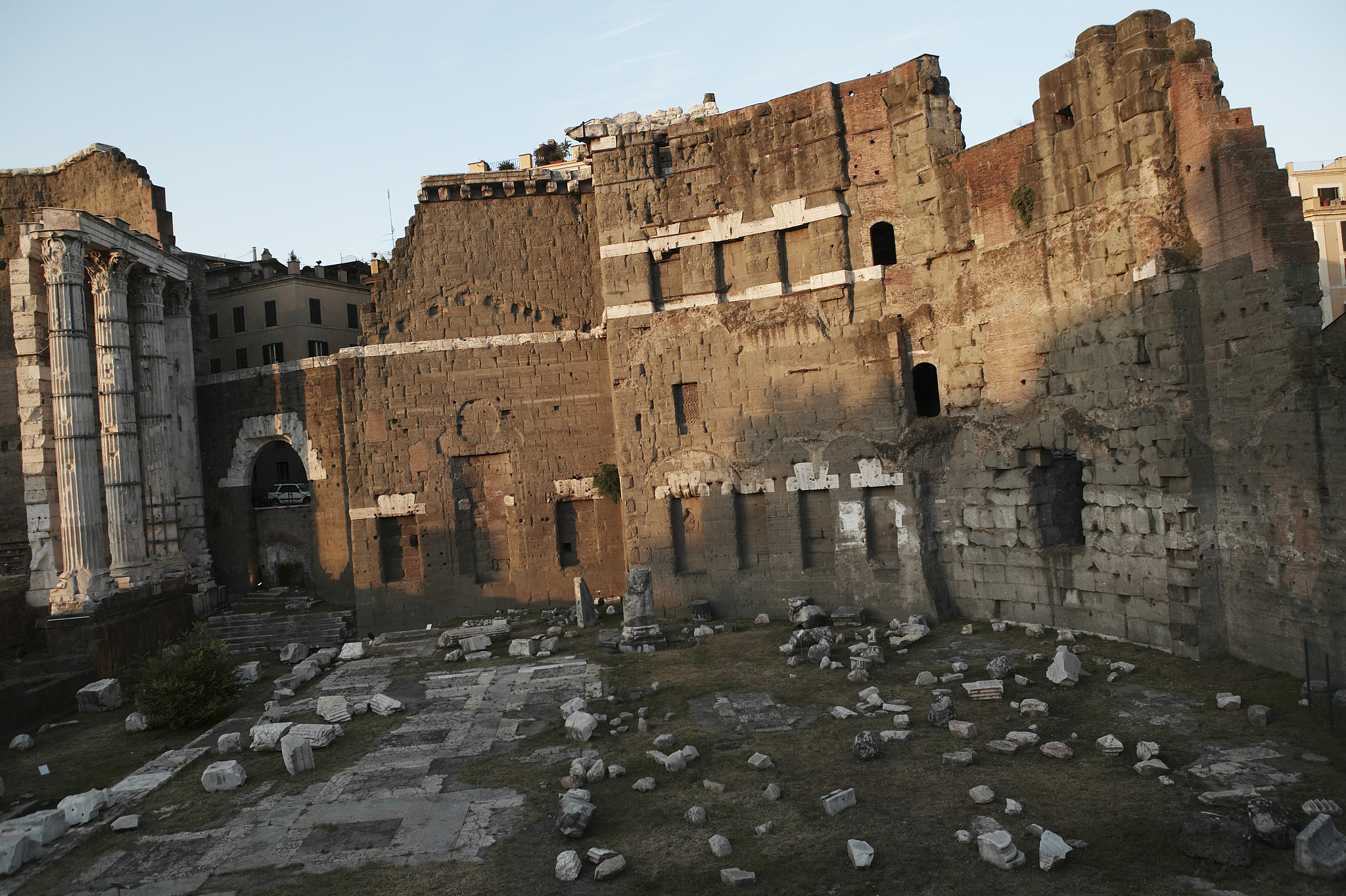 brick ruins in europe