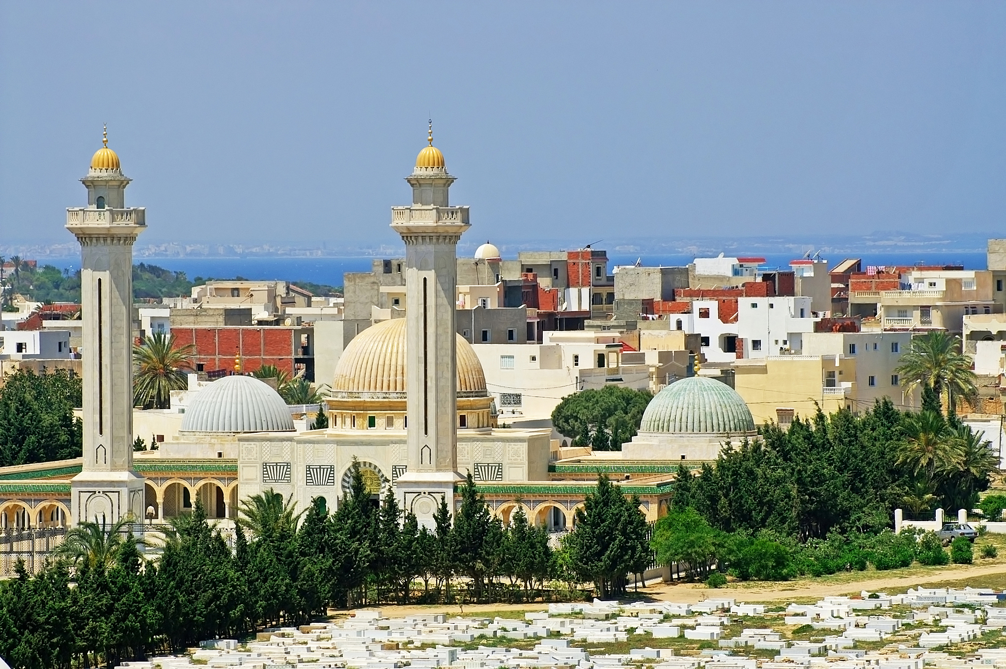 mausoleum of habib burguiba, monastir, tunisia