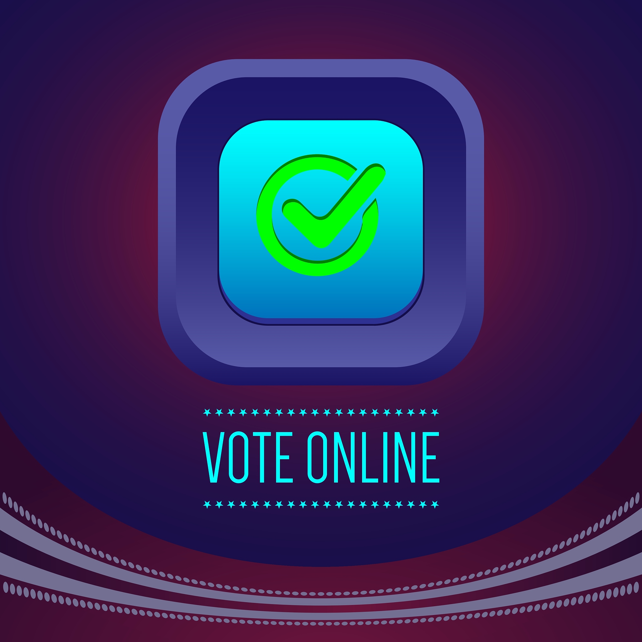 digital usa election with vote online