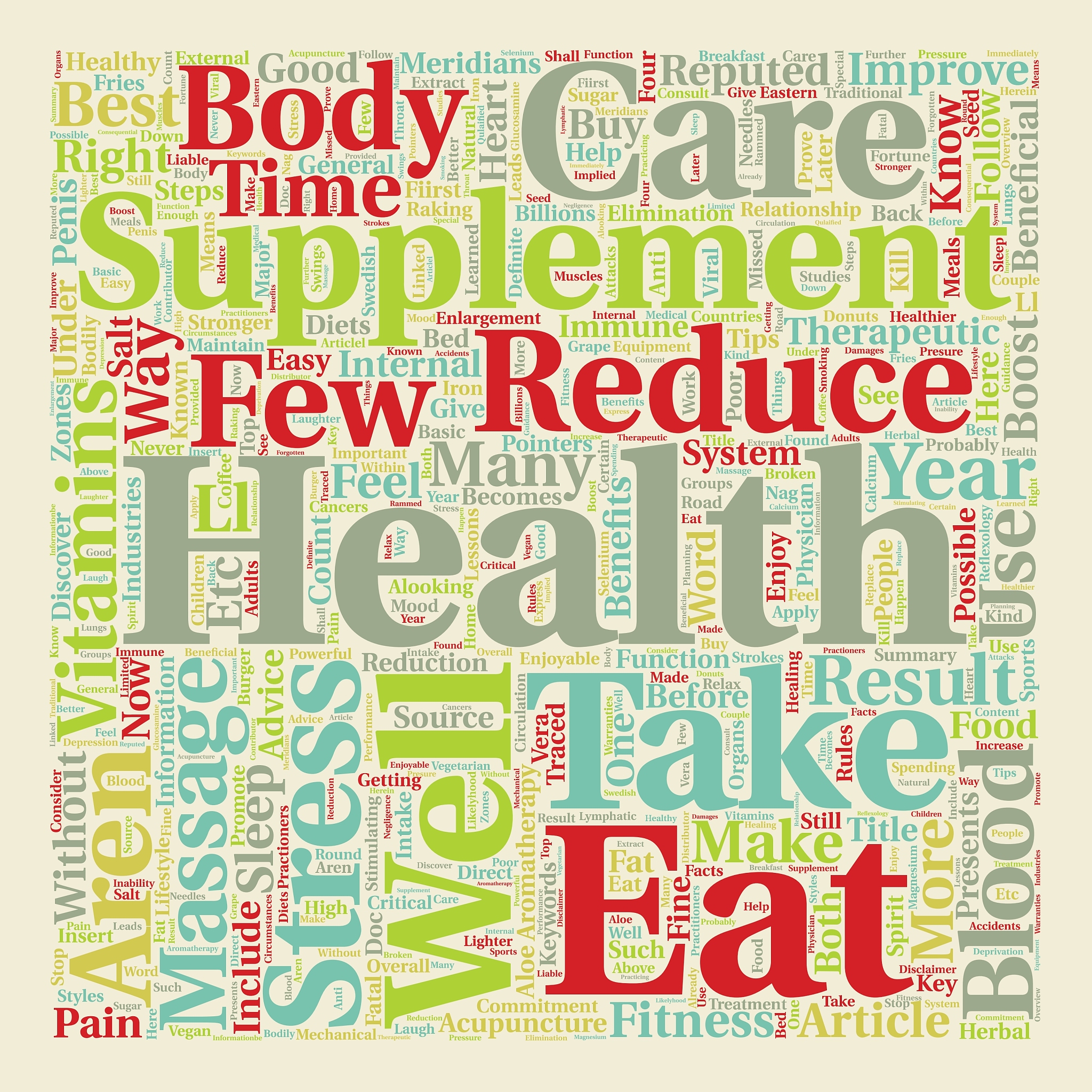 take care of your health easy steps text