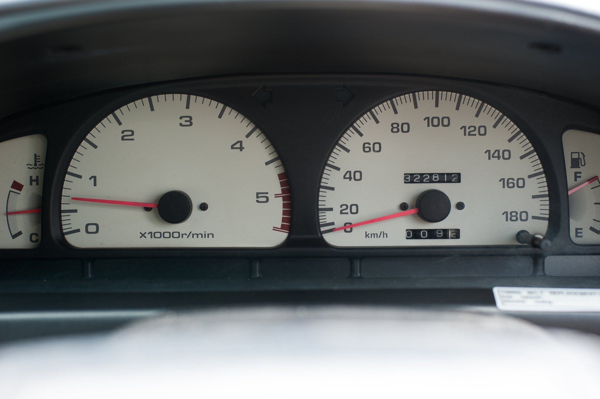 car instrument panel,speedometer and other gauges in the car