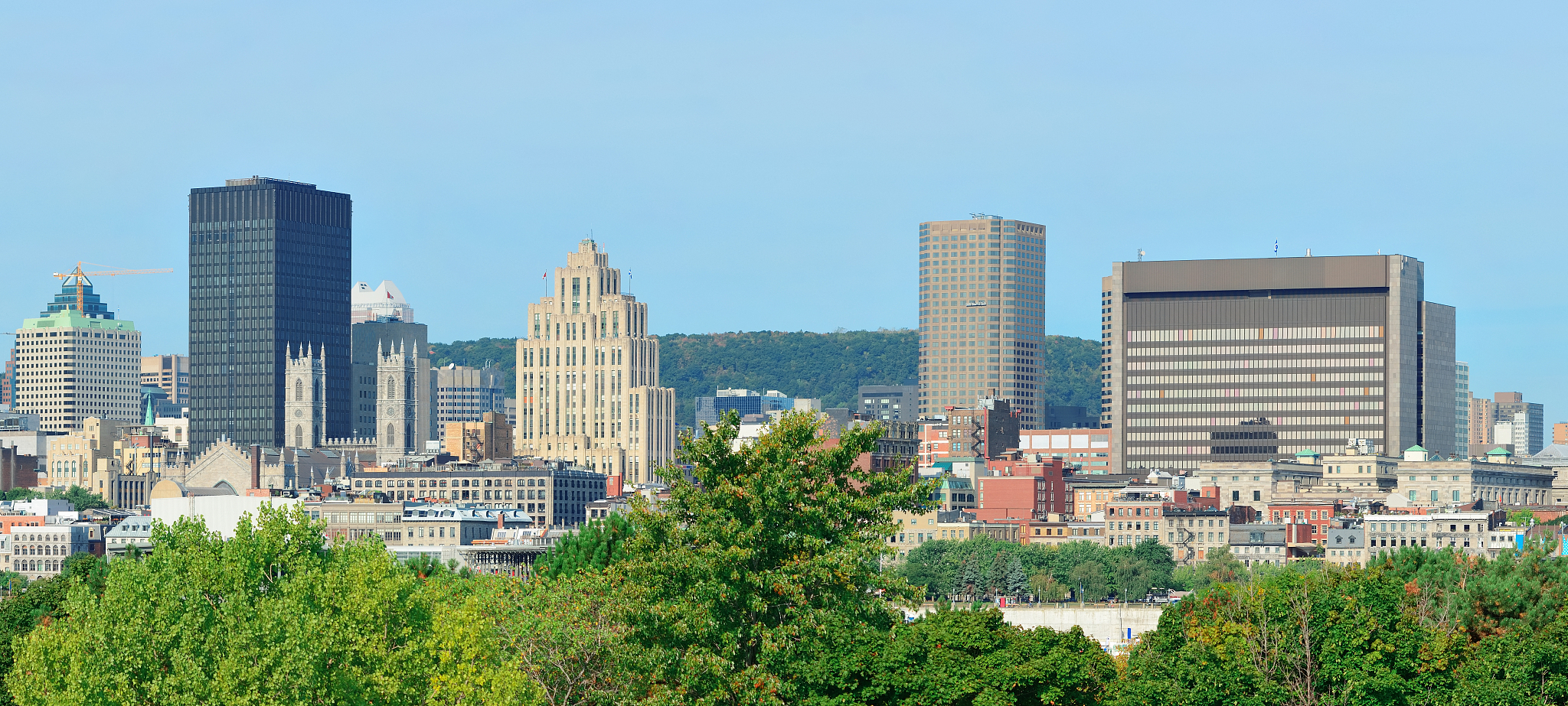 montreal day view panorama