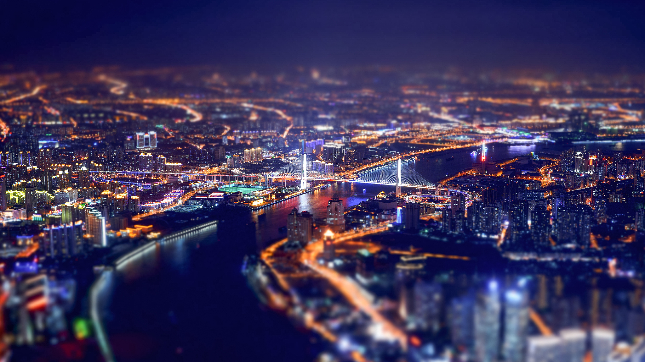 夜色风景照片：记录城市夜晚的诗意与美好