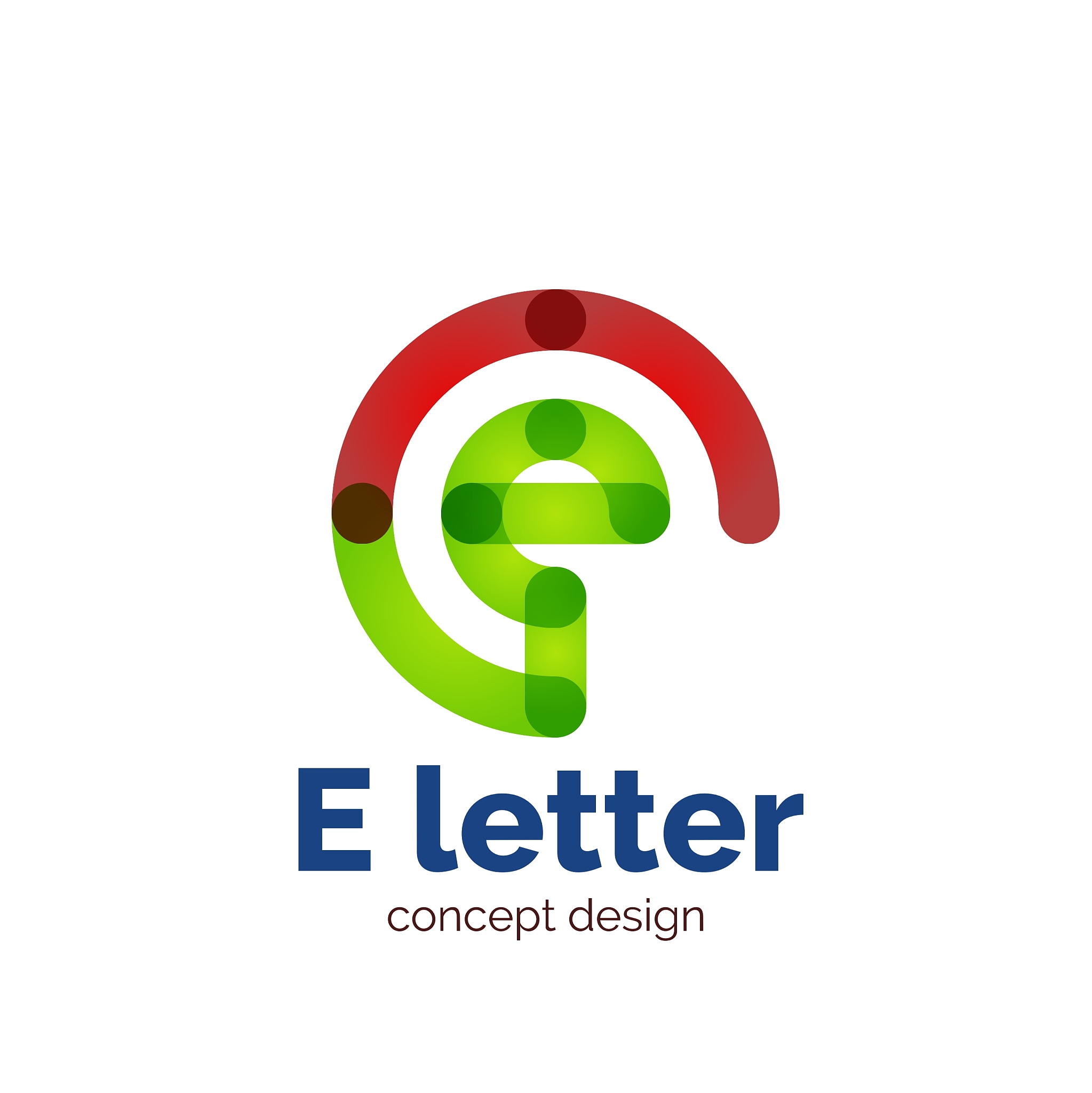 modern minimalistic letter concept logo