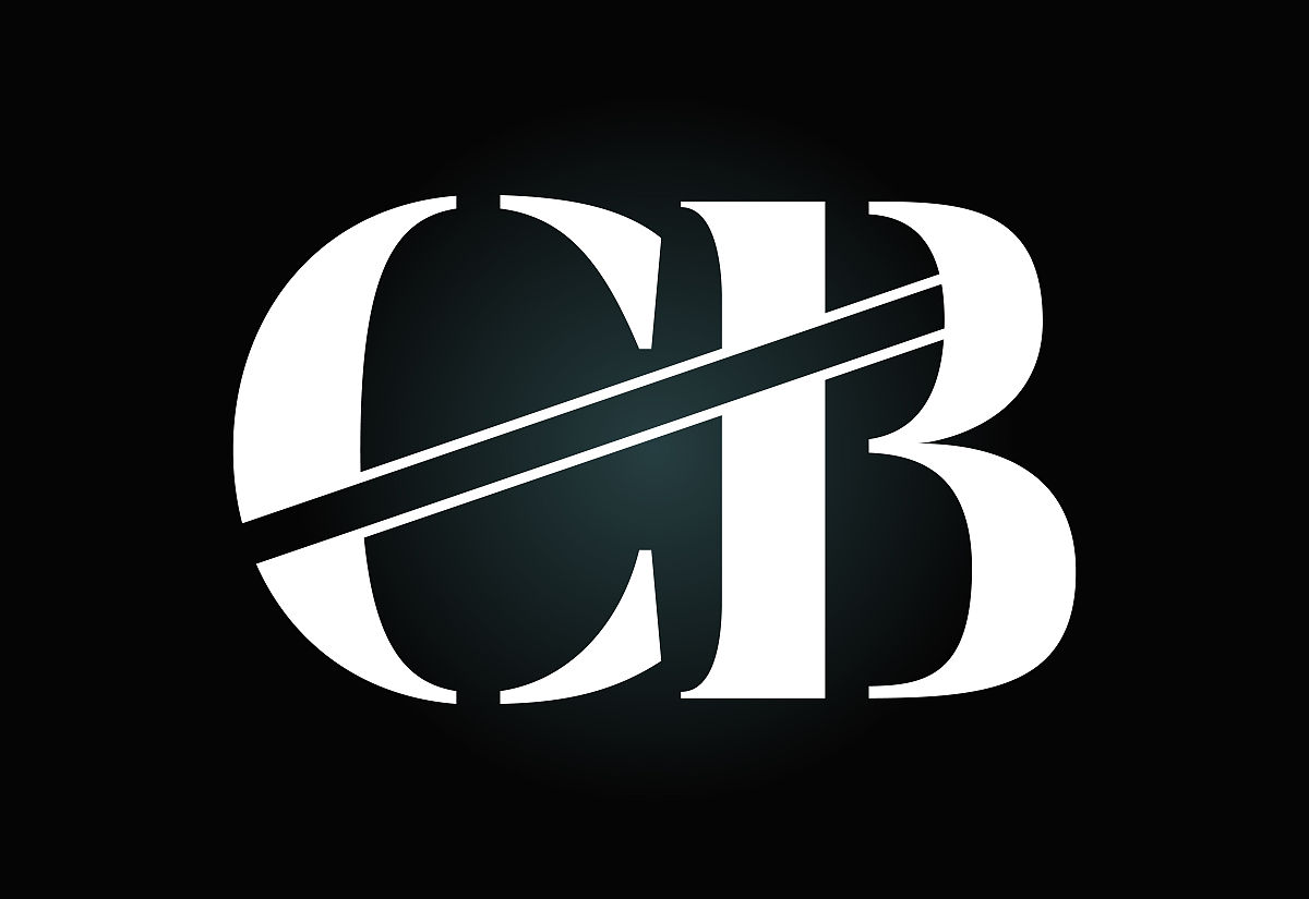 初始字母c b标志设计矢量模板.图形字母符号为公司业务