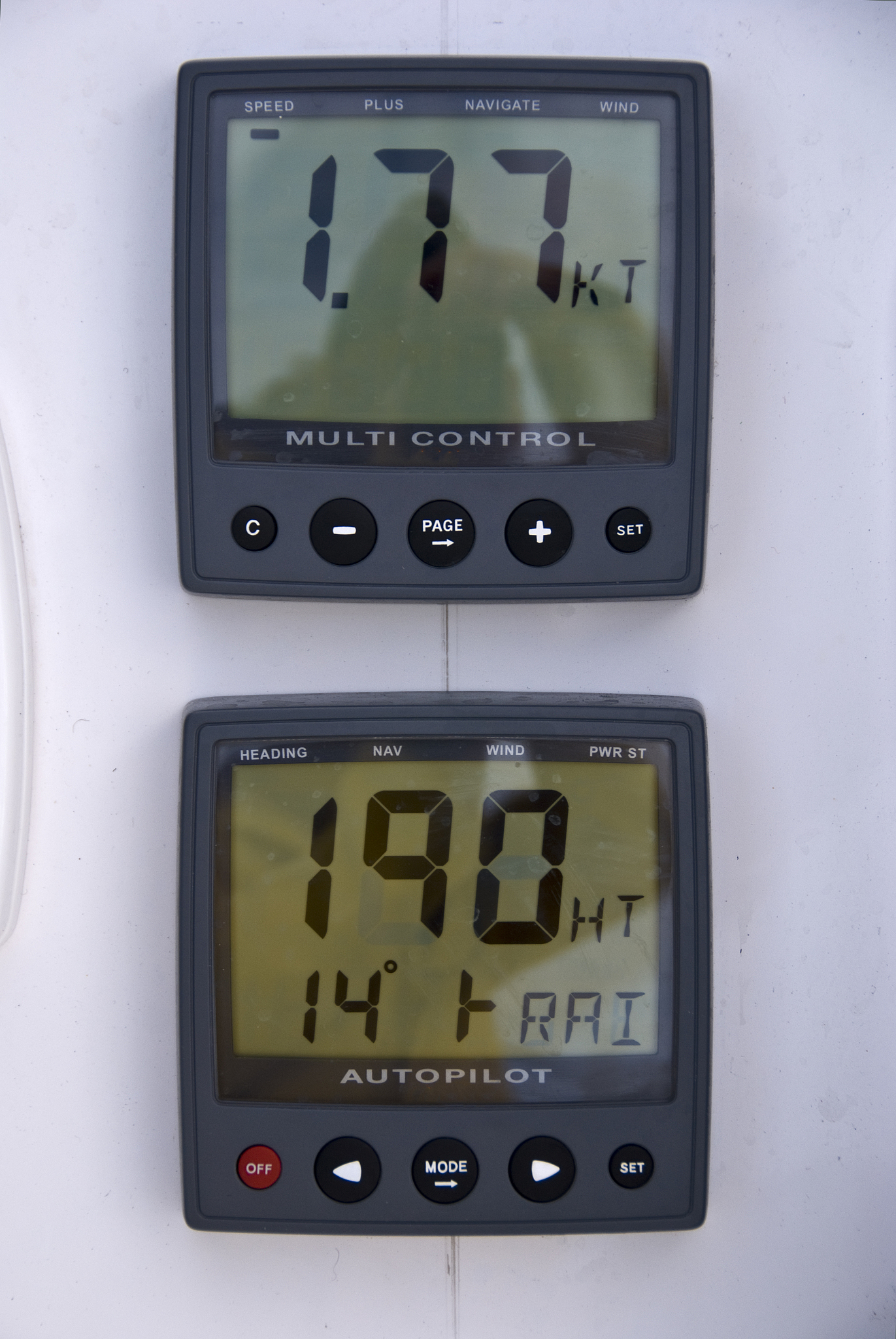 sailing yacht navication equipment, control panel