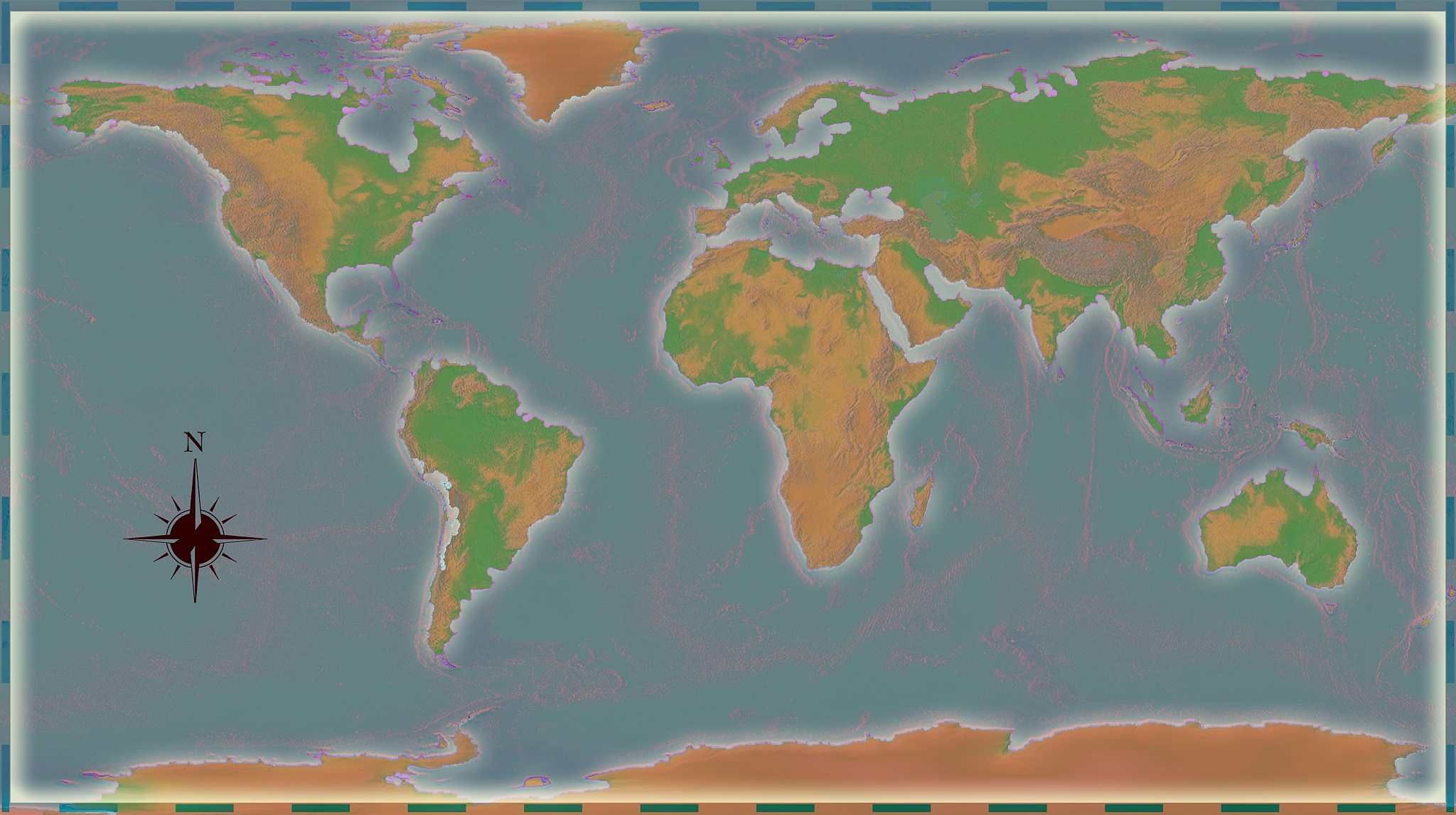 world map illustration