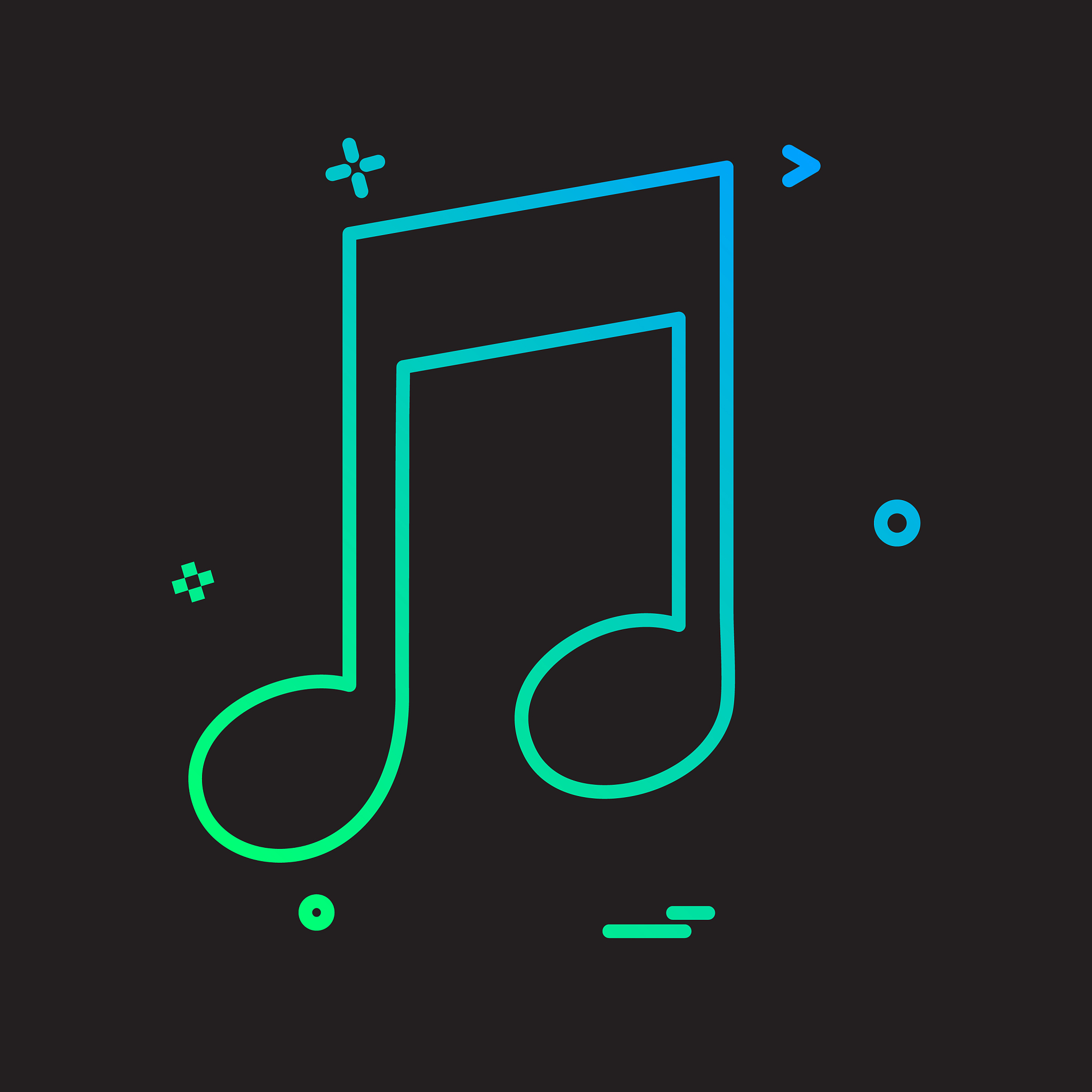 music icon design