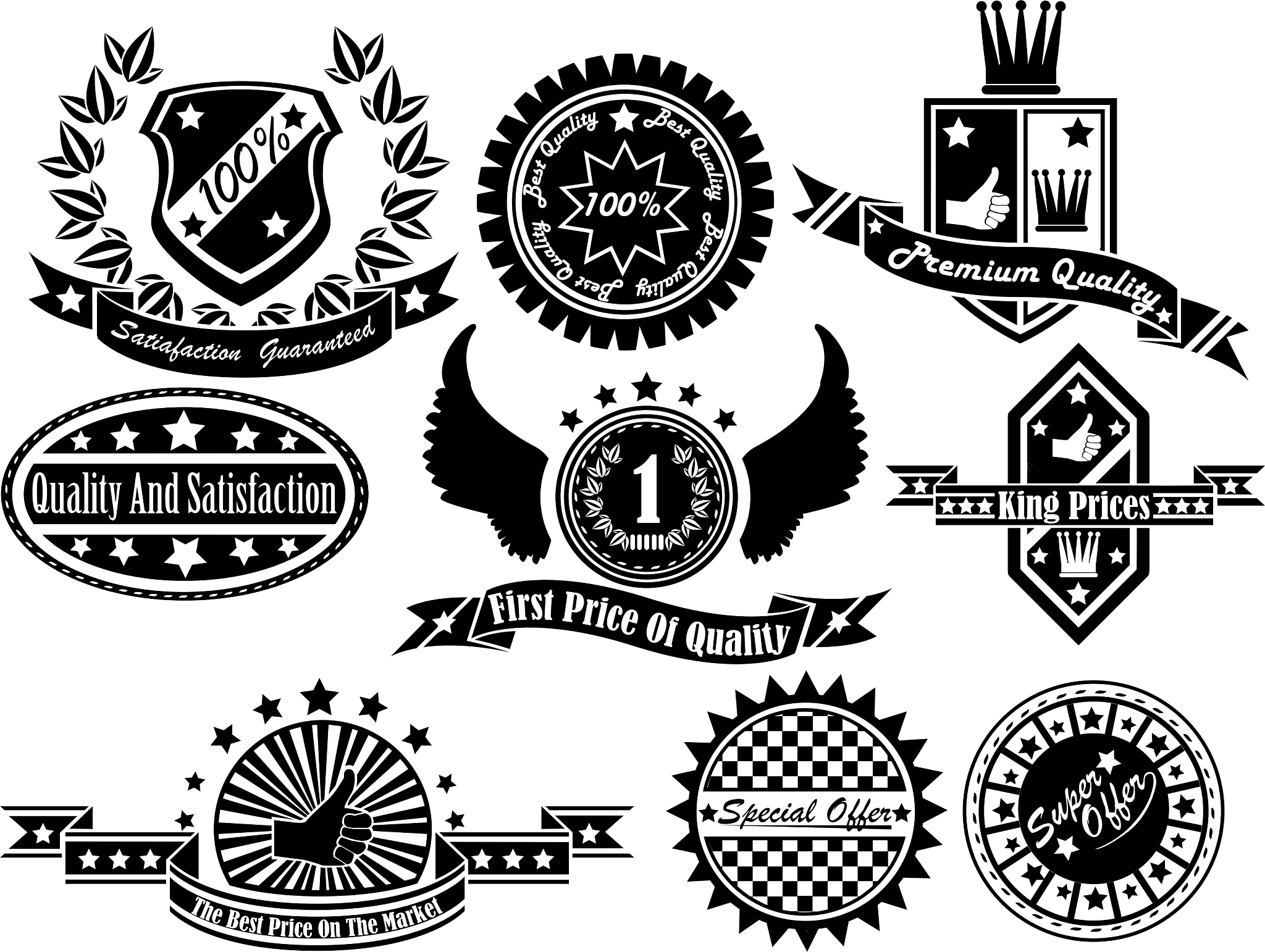 set of vintage label collection 6