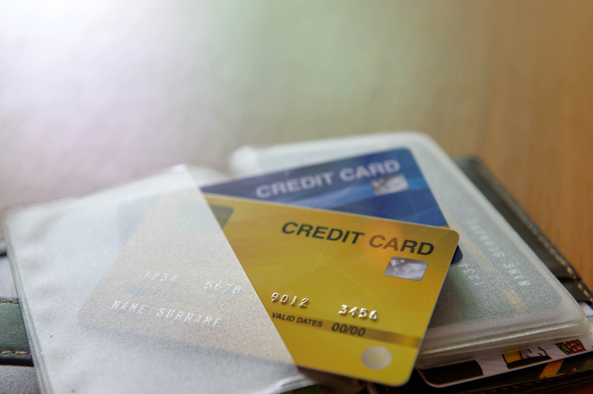 credit card for online shopping.