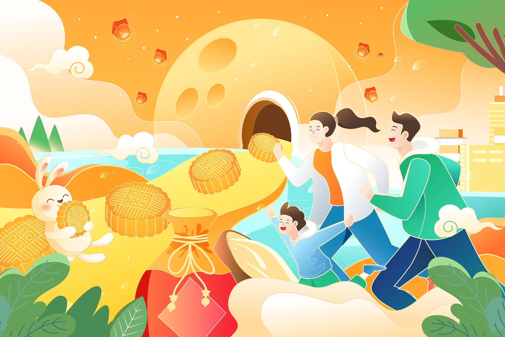 双节祝福语：送上最美好的祝愿