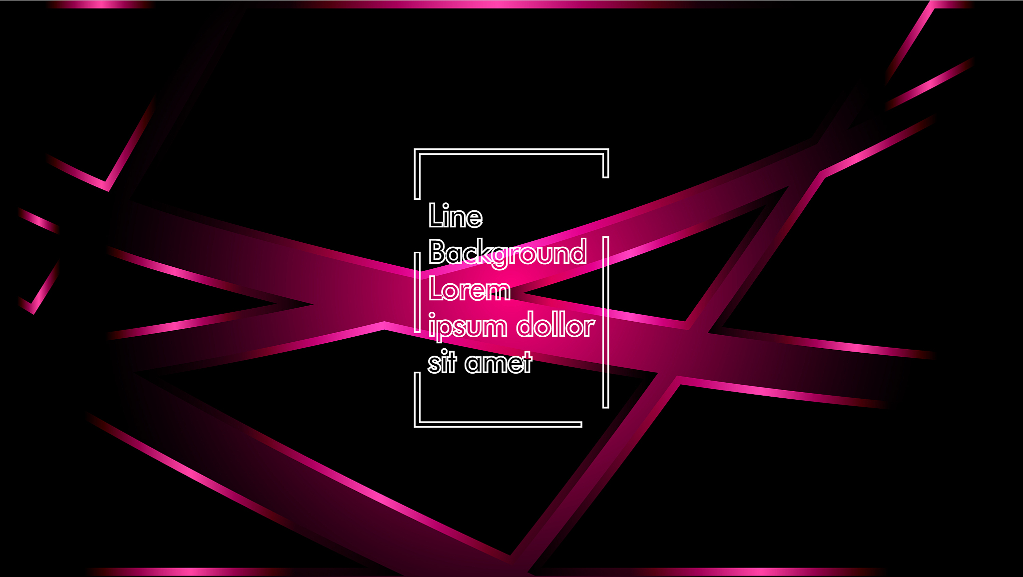 pink ribbon wave on a b<strong>l</strong>ack background layout