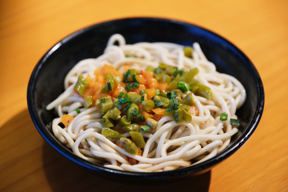 评价面条的味道