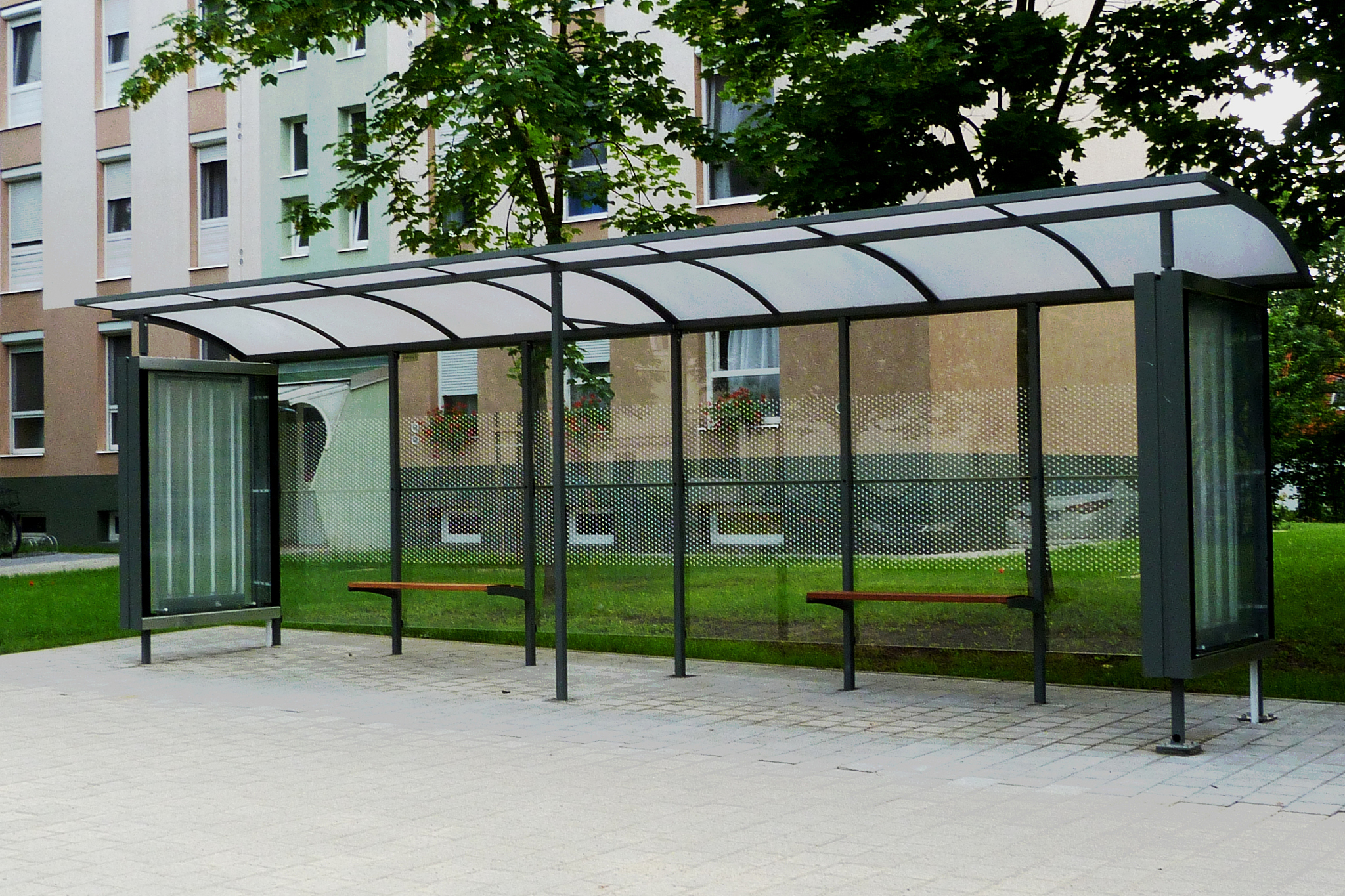 现场体验电动凉亭