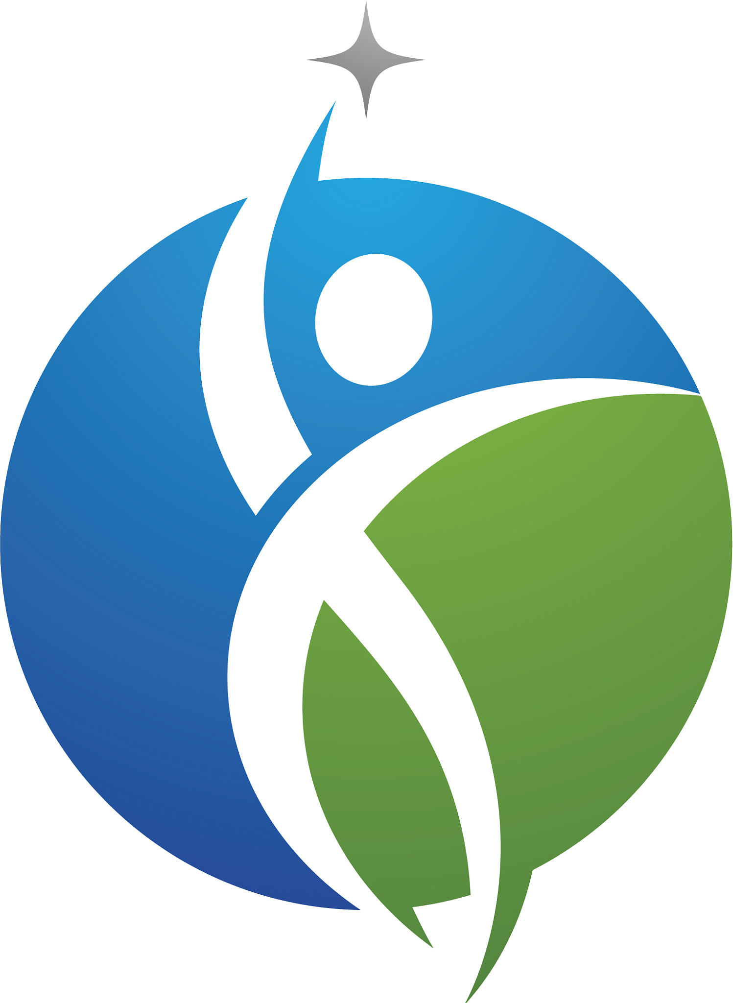 human character logo sign health care logo sign