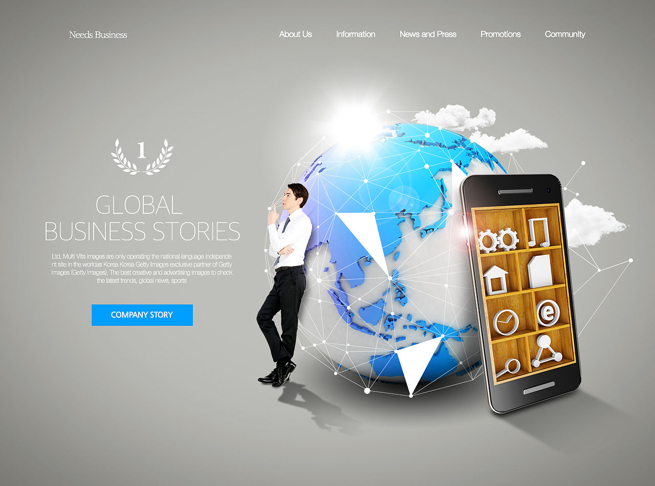 business web template