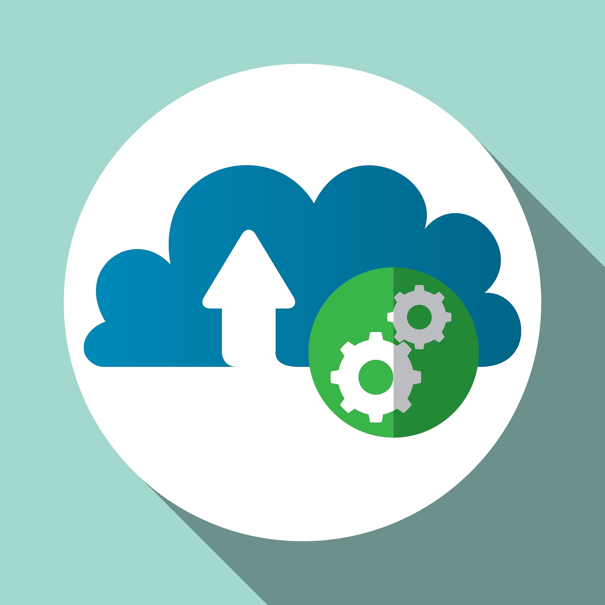 cloud computing design trip icon flat