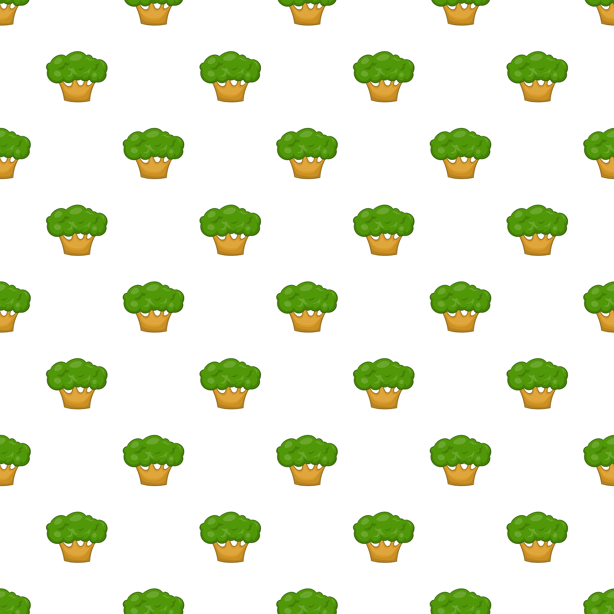 big tree pattern cartoon style