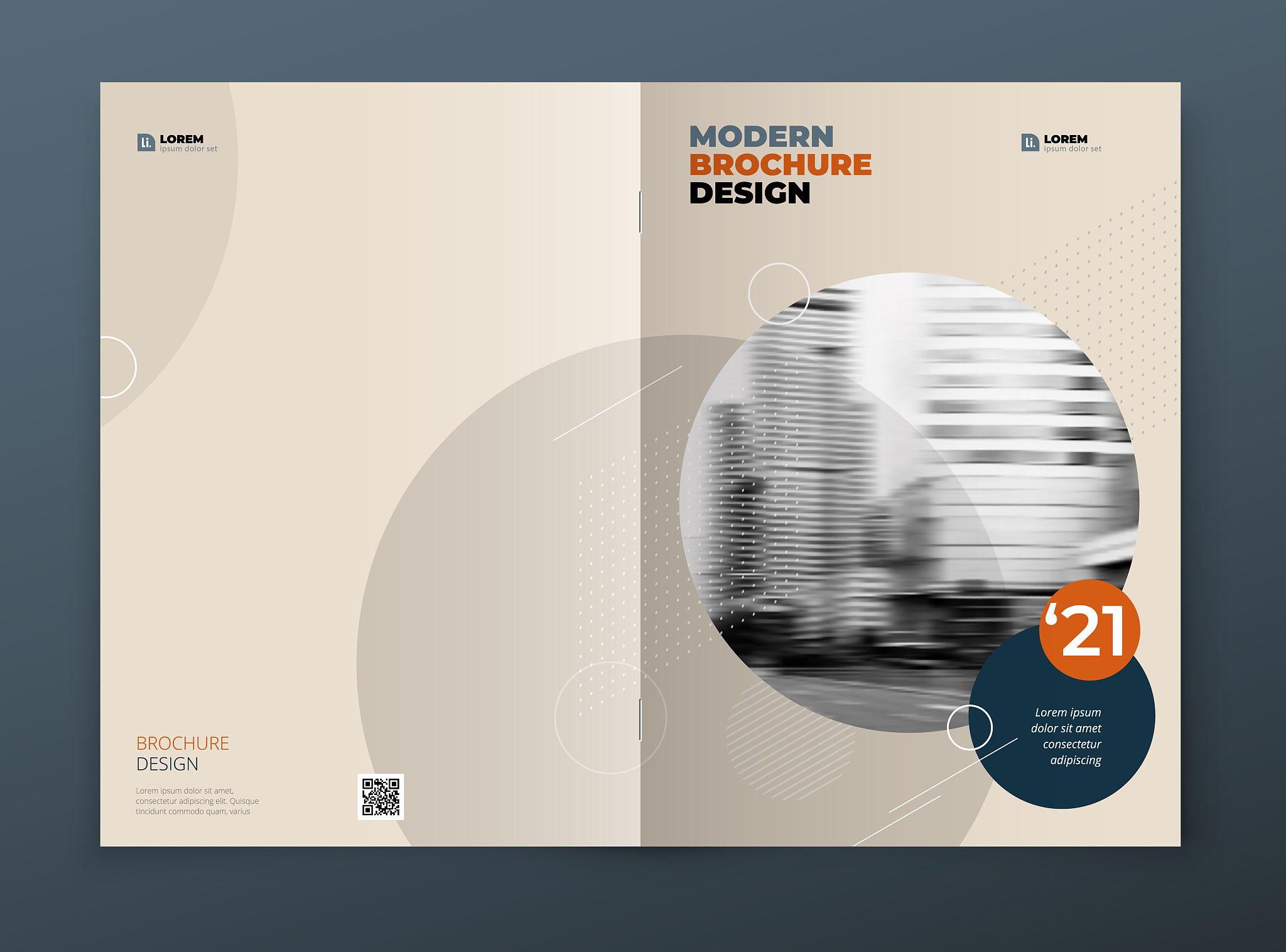 brochure template layout design. corporate business annual repor