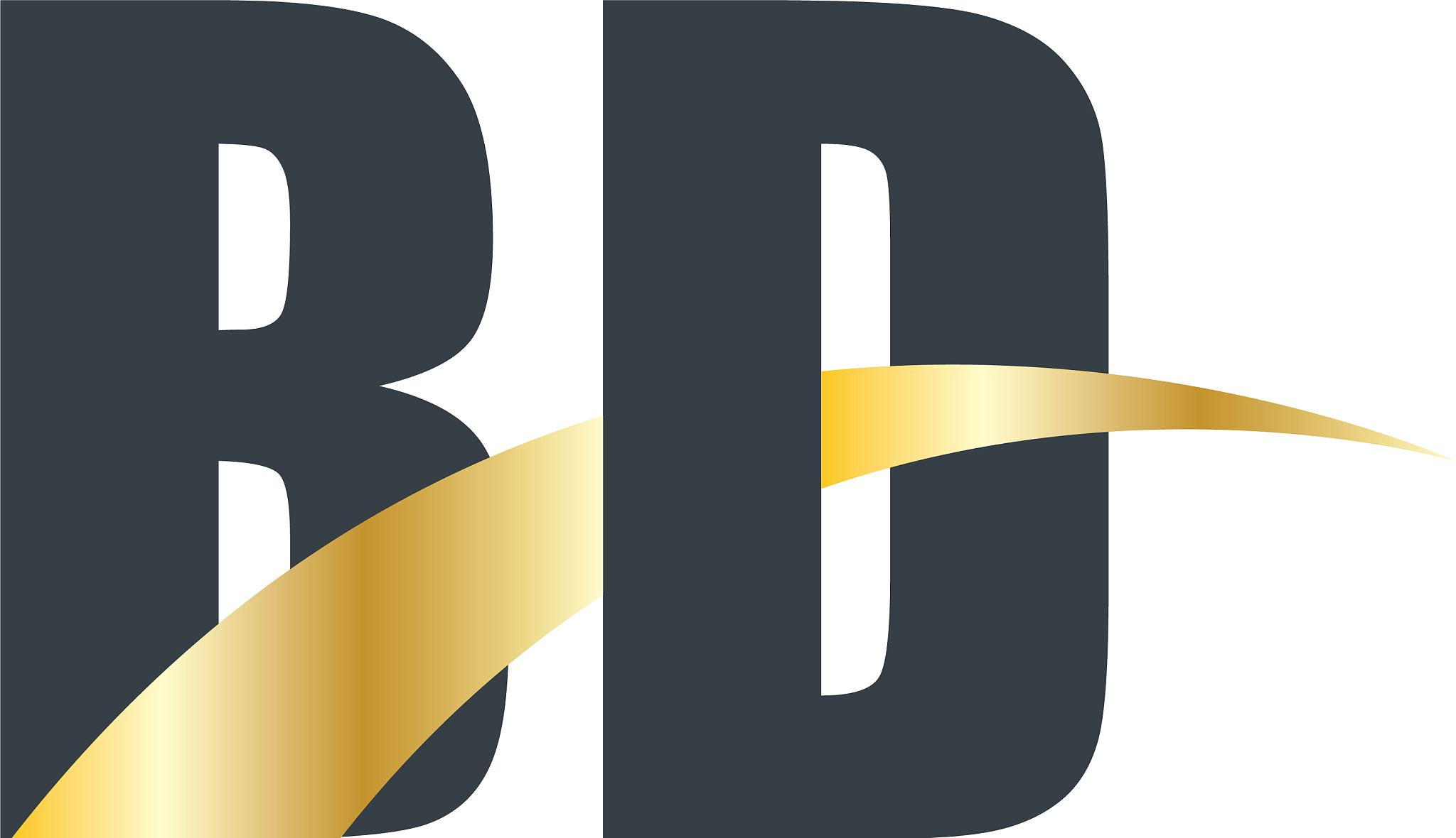 initial letter overlapping design logo