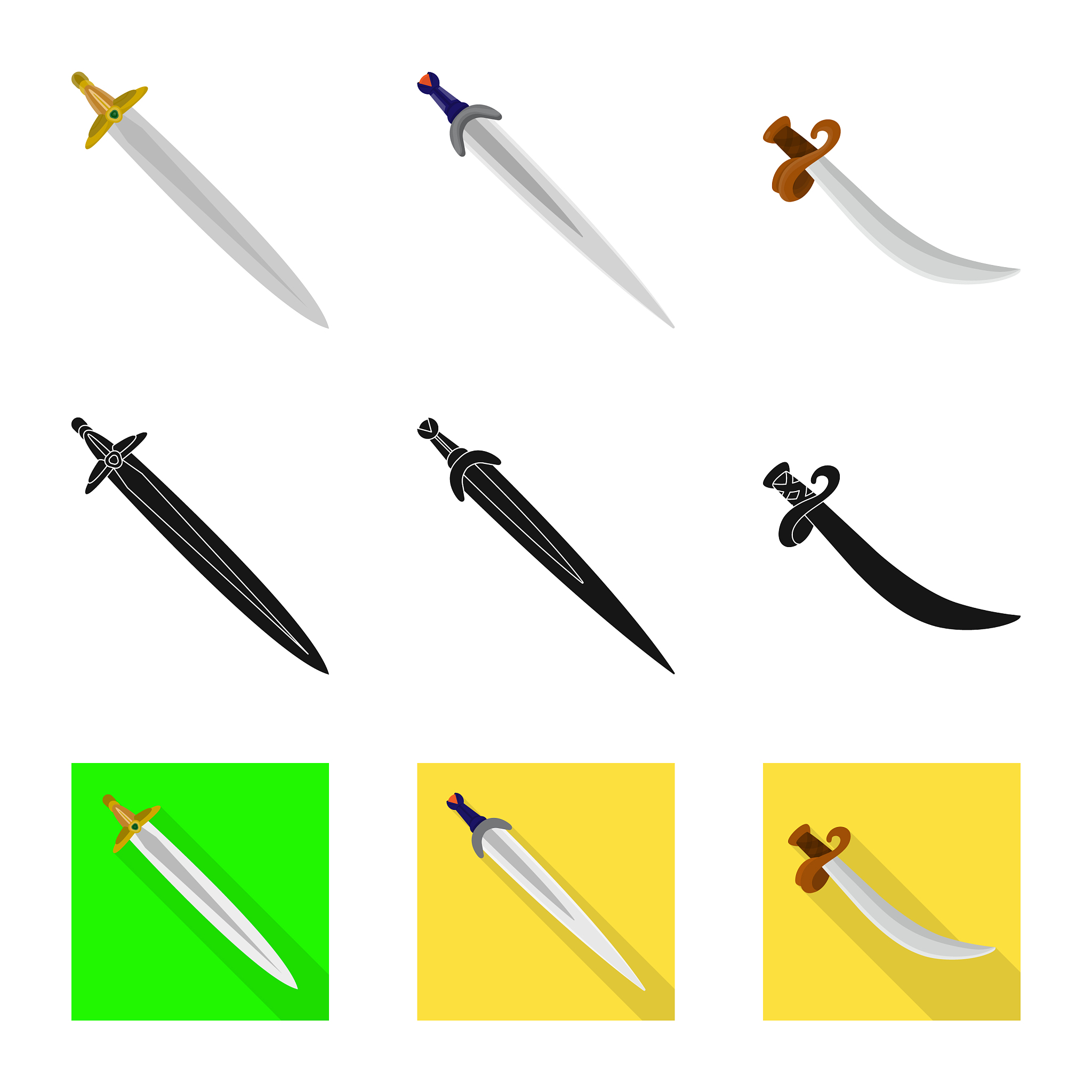 design game and armor icon collection