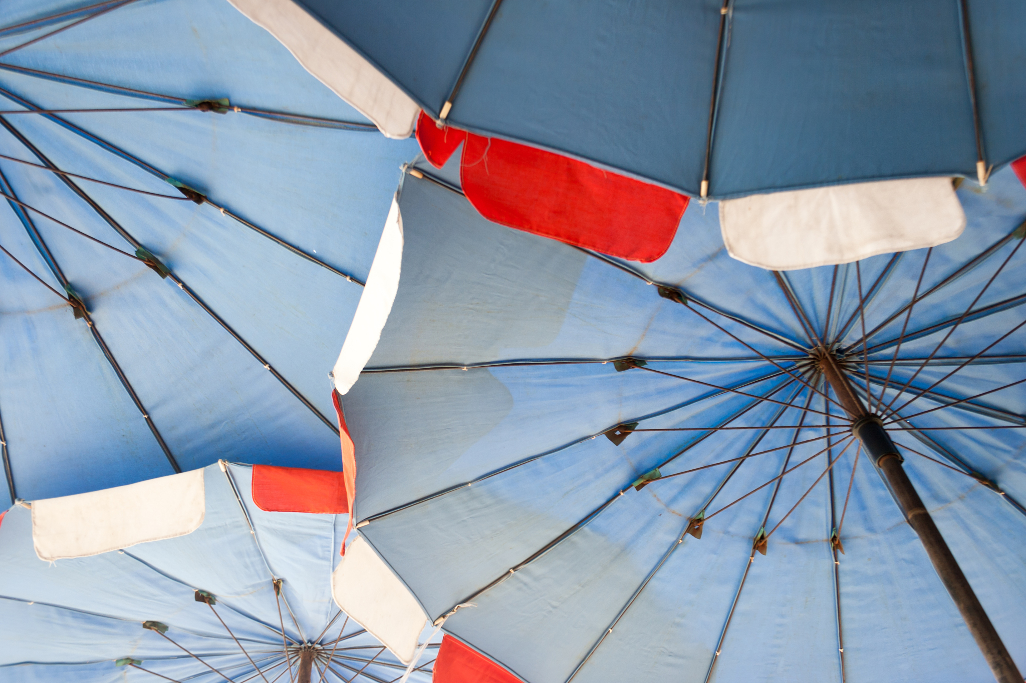 colorful beach umbrella