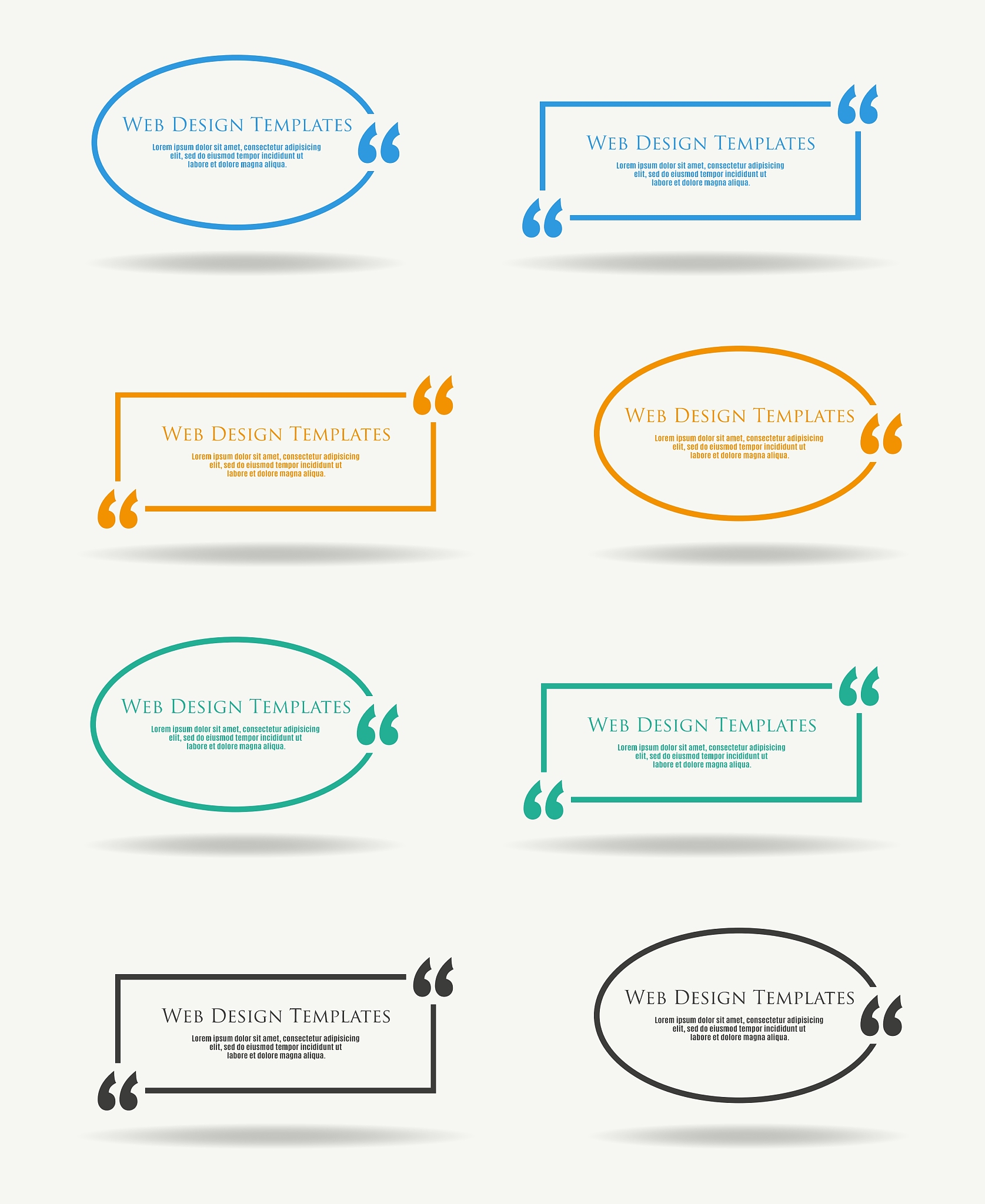 quotation speech banner