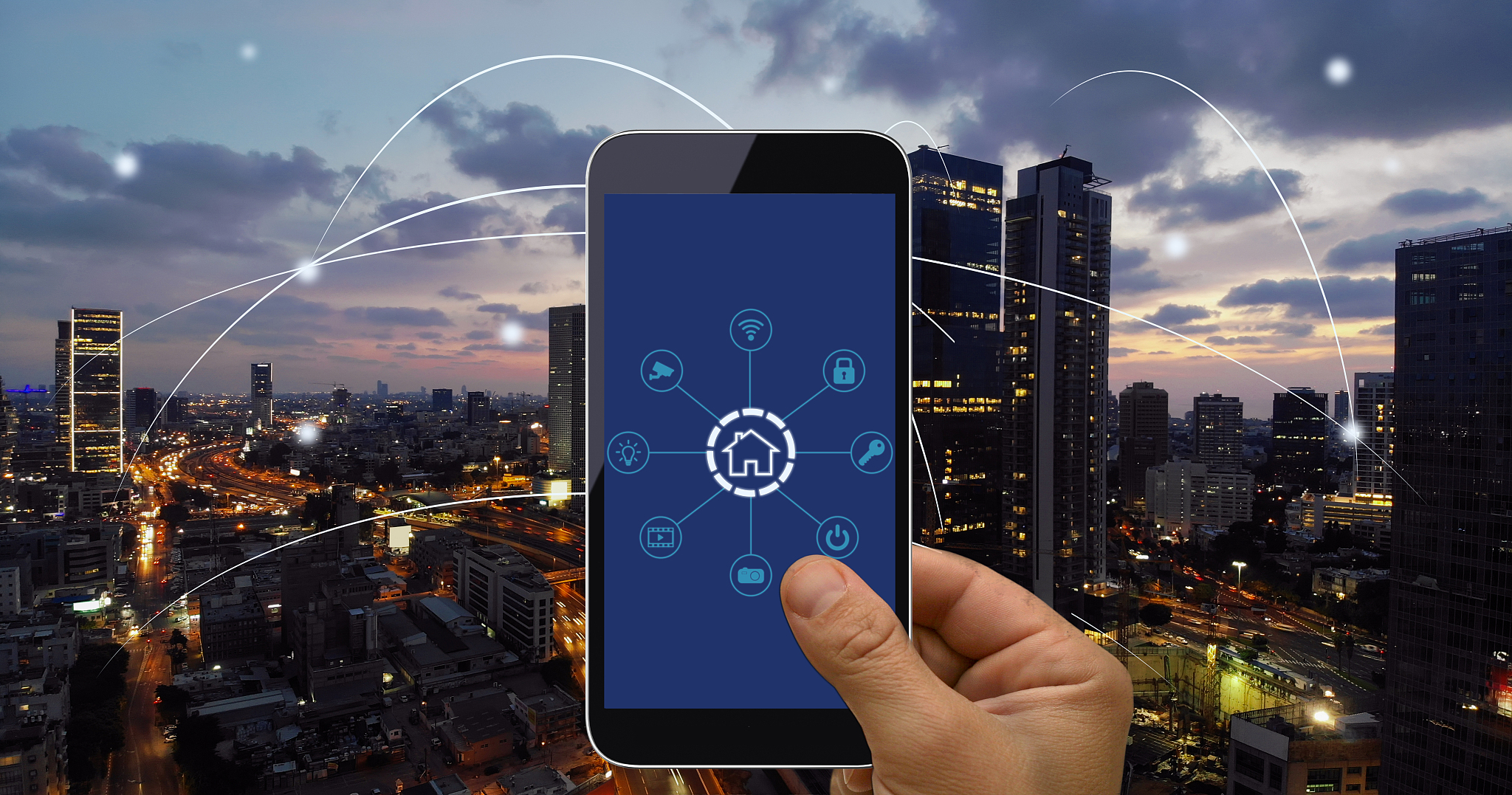 computer network connection smart city future internet technolog