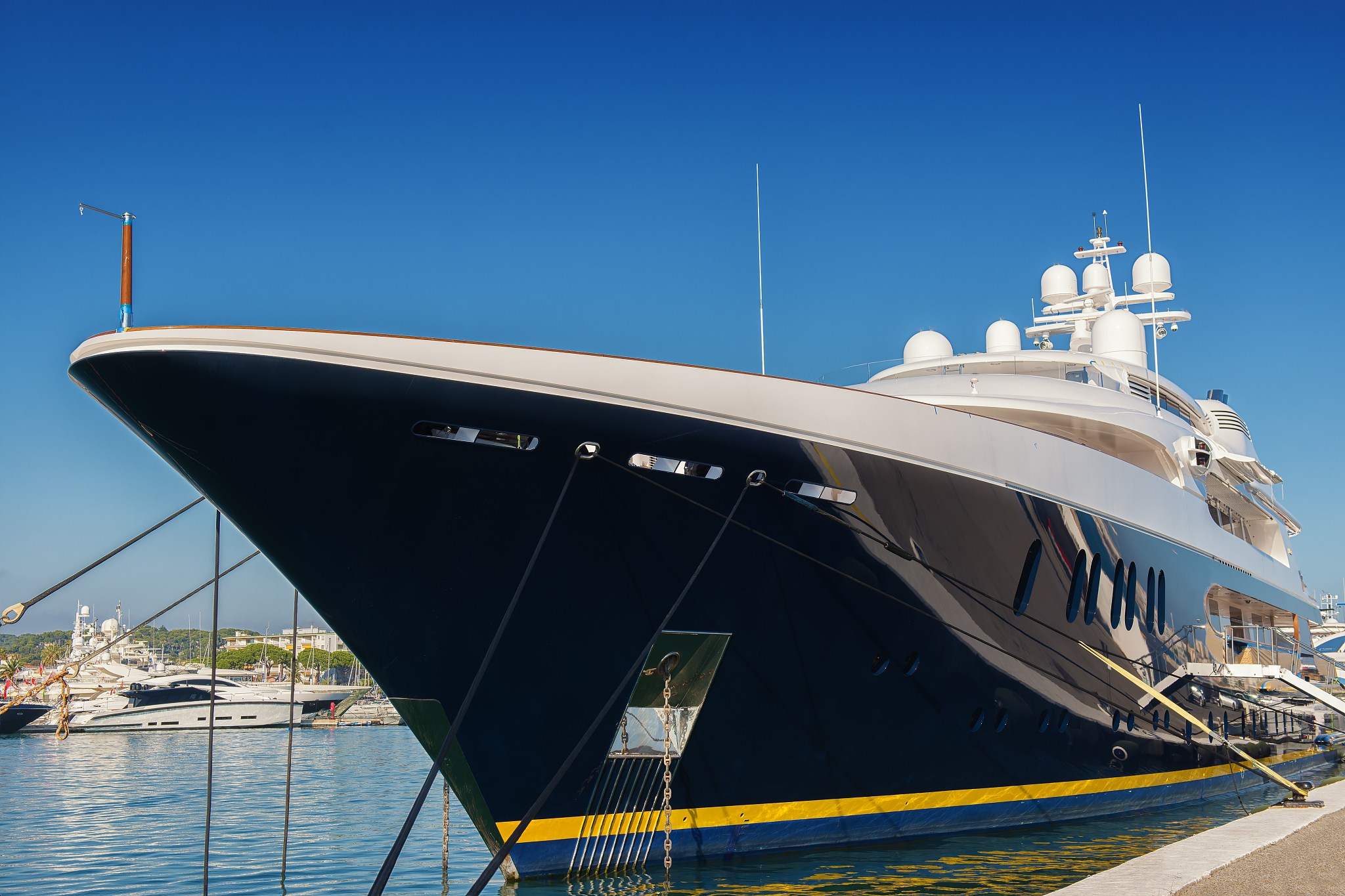 big luxury yacht