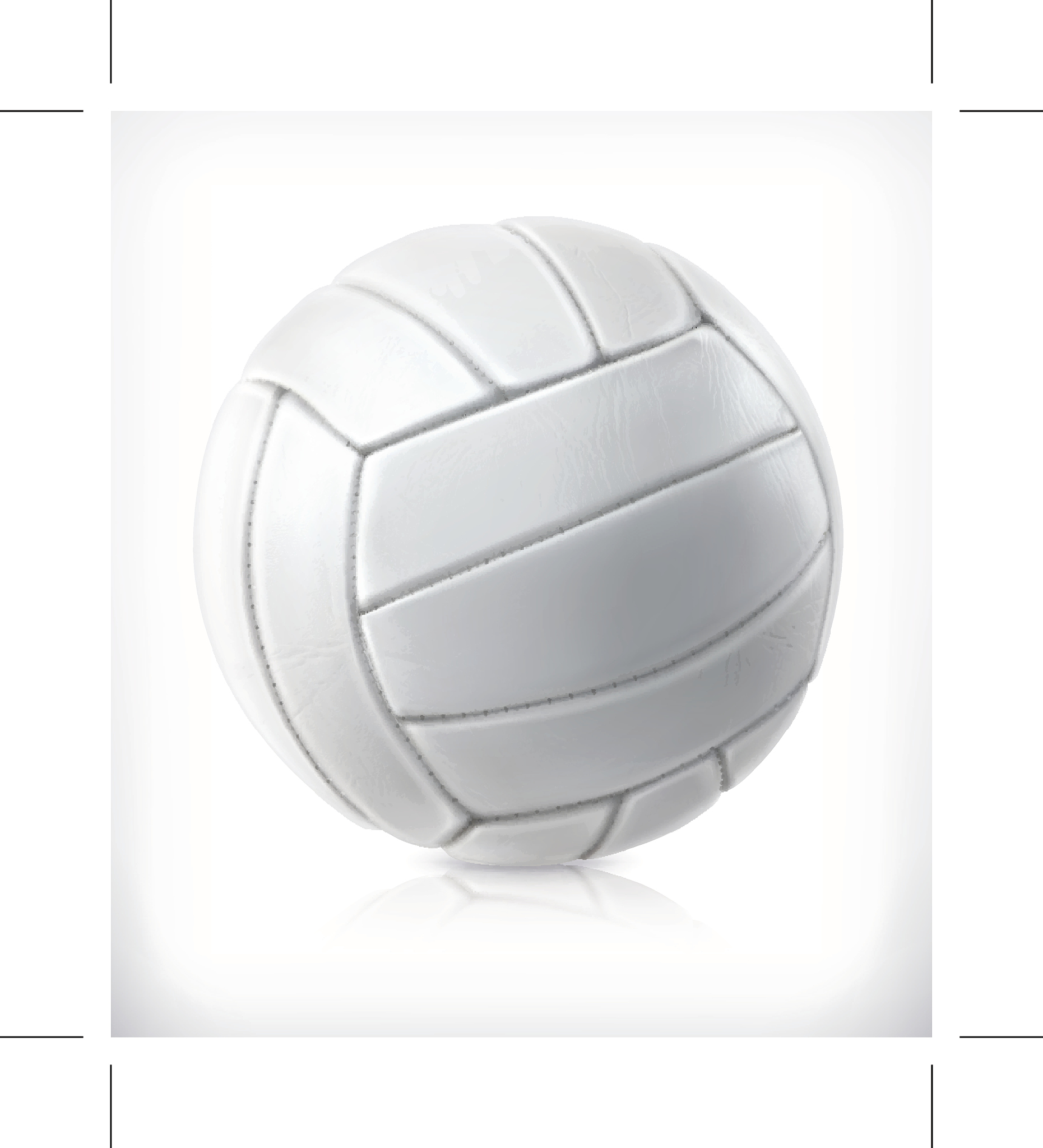 volleyball, vector icon