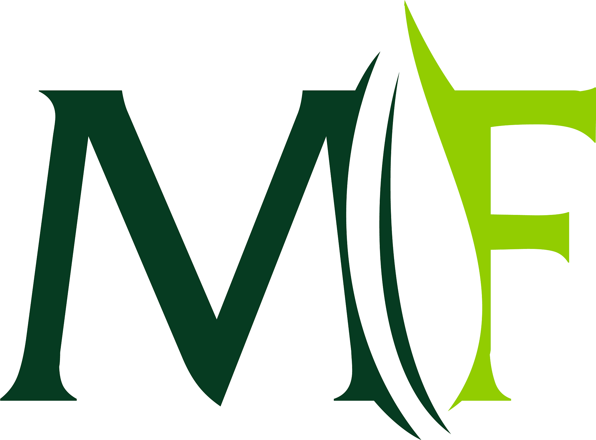 letter mf leaf