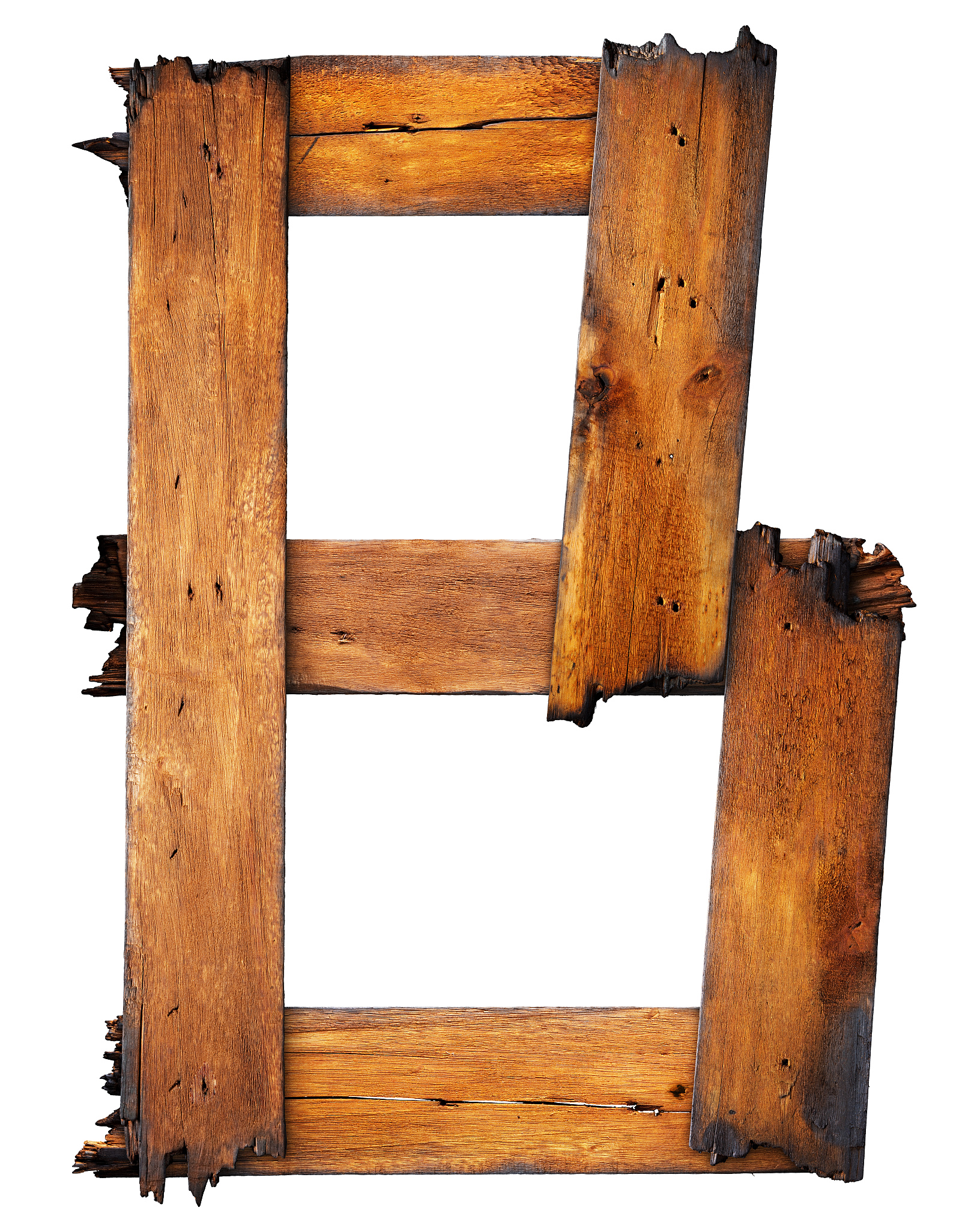 one letter of wooden alphabet